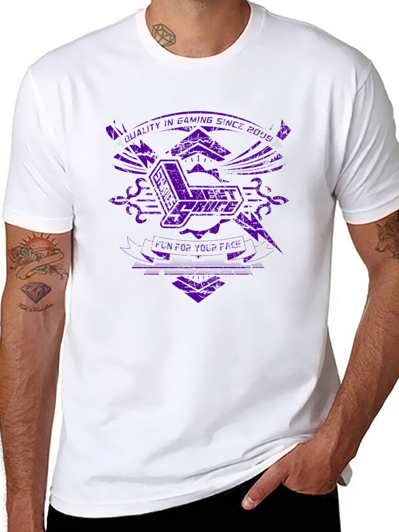 Best Price Purple Gaming T-Shirt