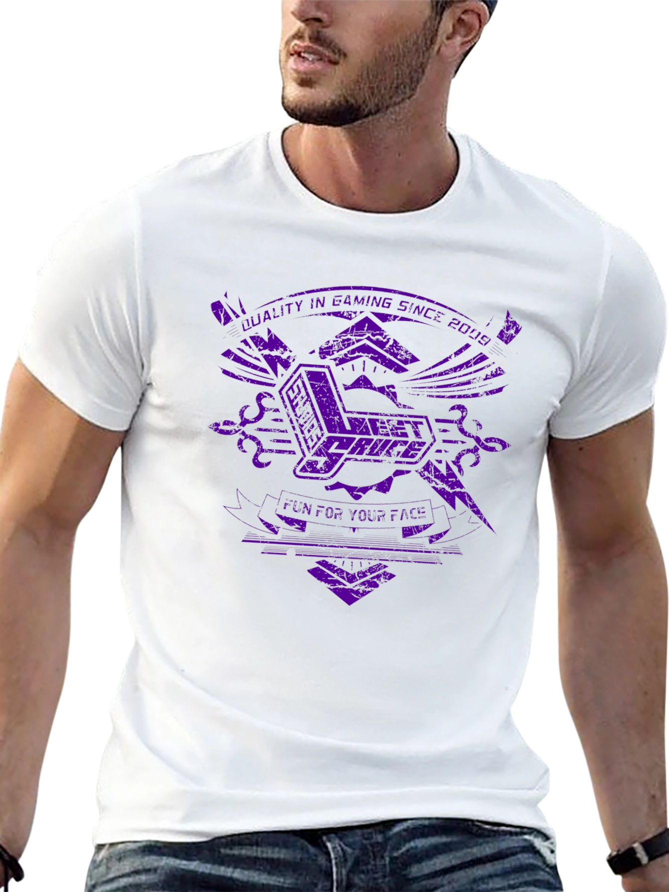 Best Price Purple Gaming T-Shirt