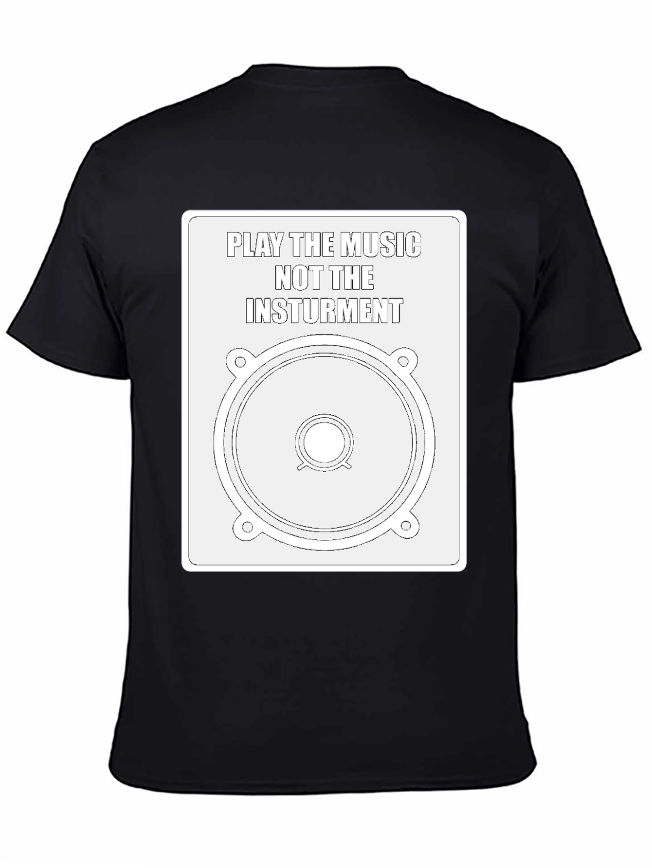 Music Speaker Graphic Tee - Play the Music