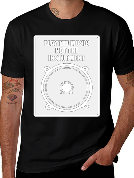 Music Speaker Graphic Tee - Play the Music
