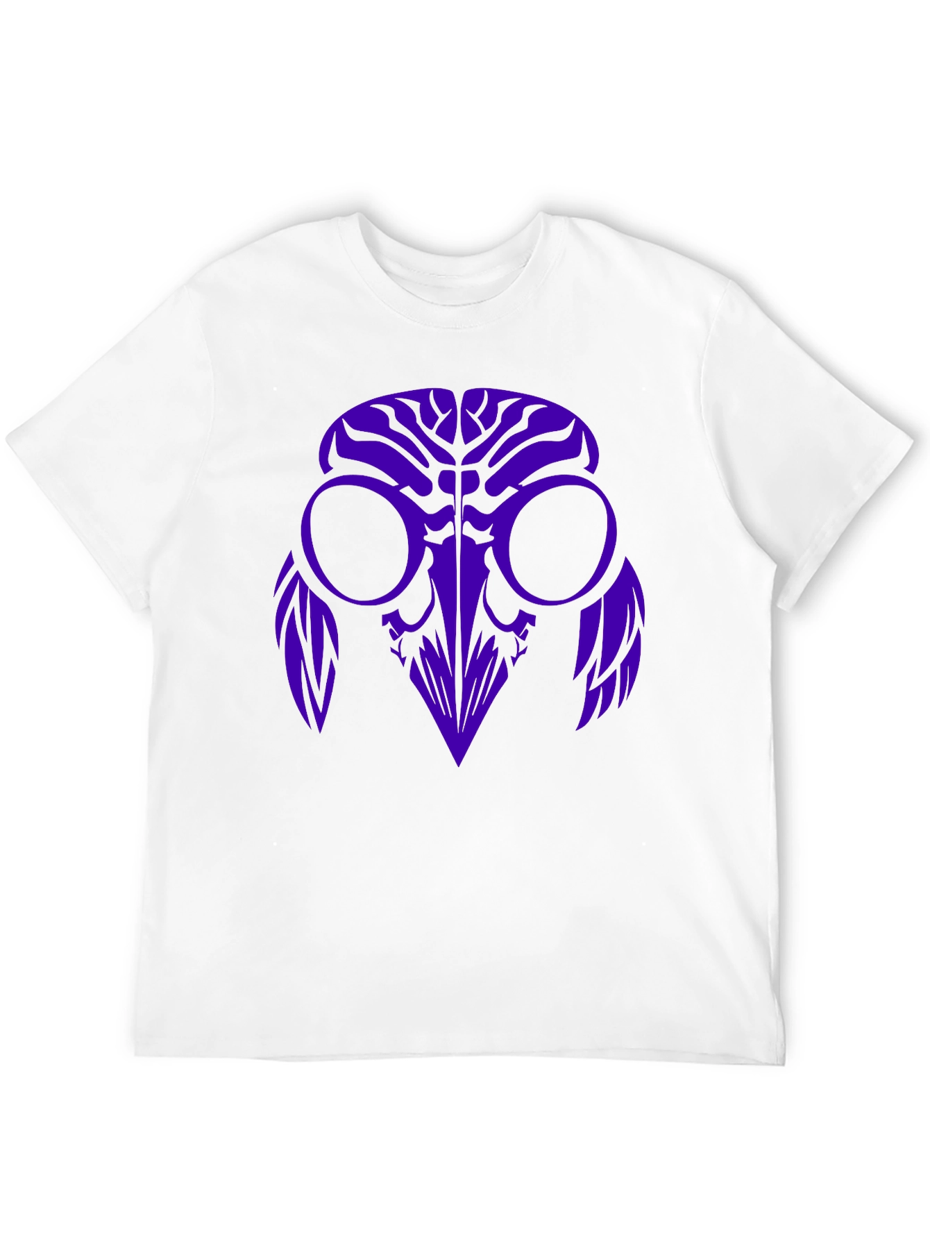Raven Mask Graphic Tee - Black