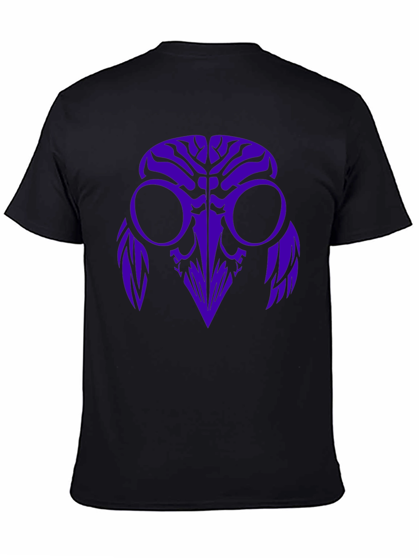 Raven Mask Graphic Tee - Black