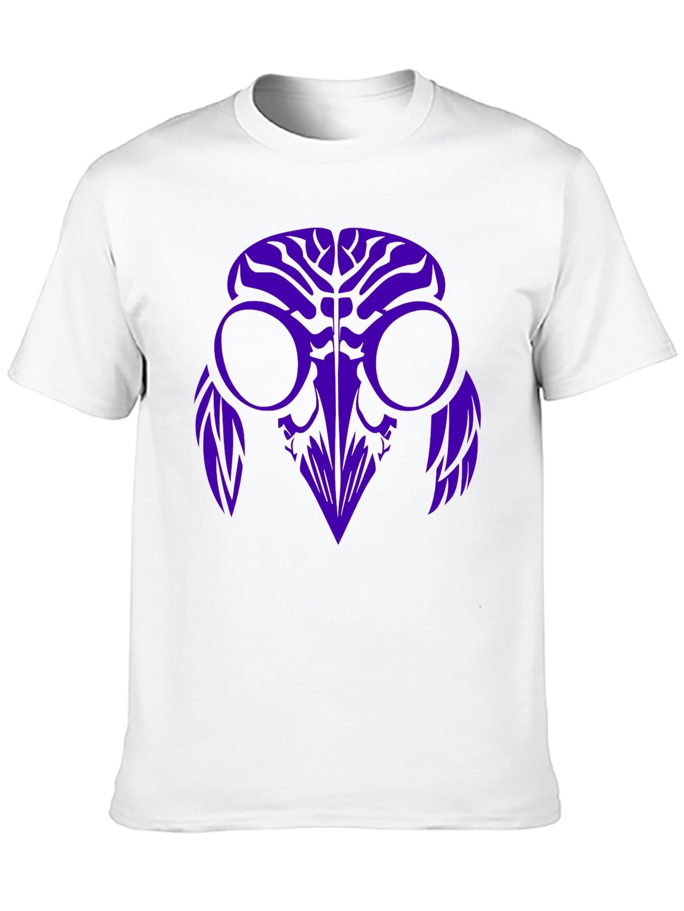 Raven Mask Graphic Tee - Black
