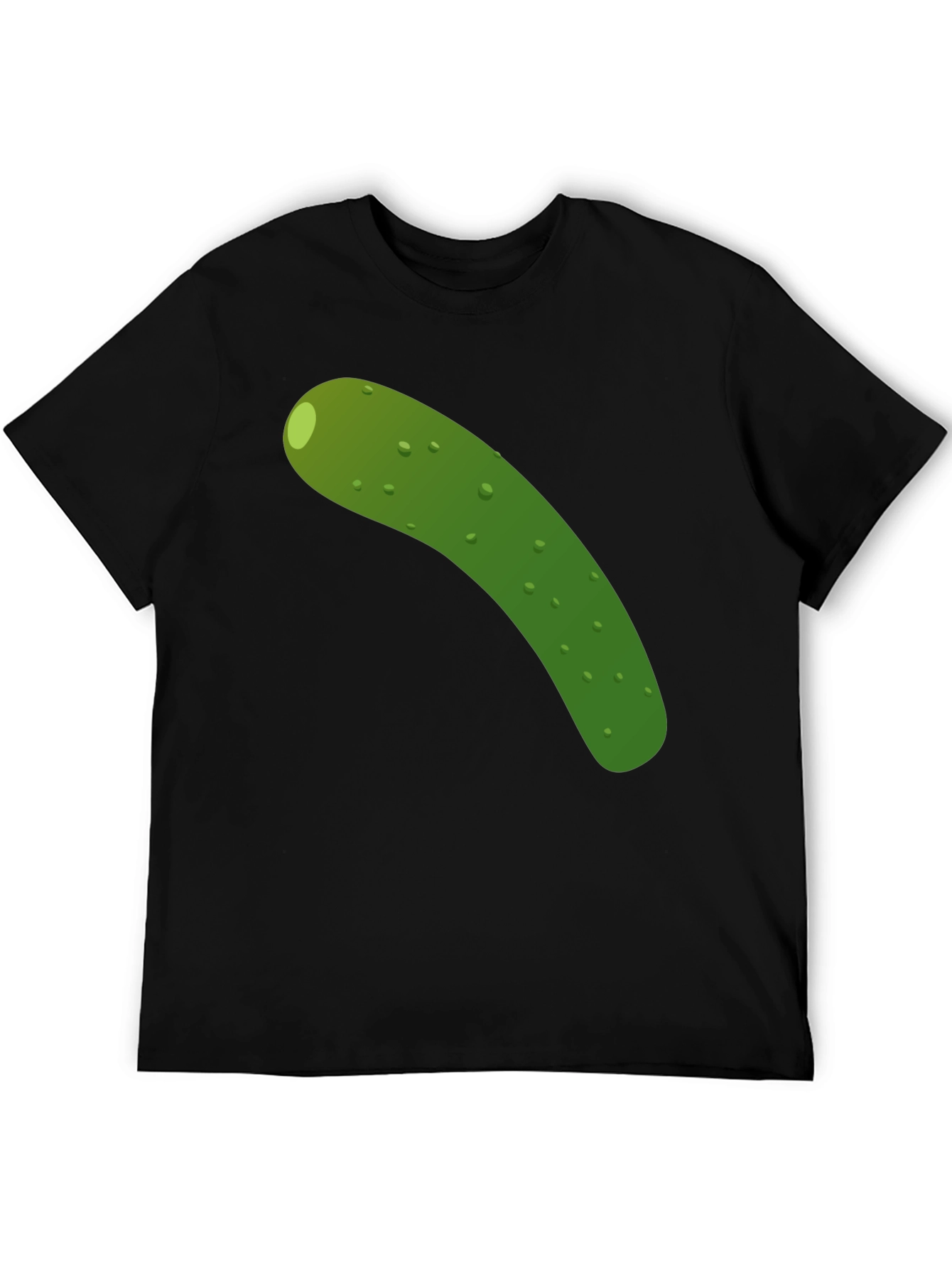 Pickle Graphic Tee - Black Cotton T-Shirt