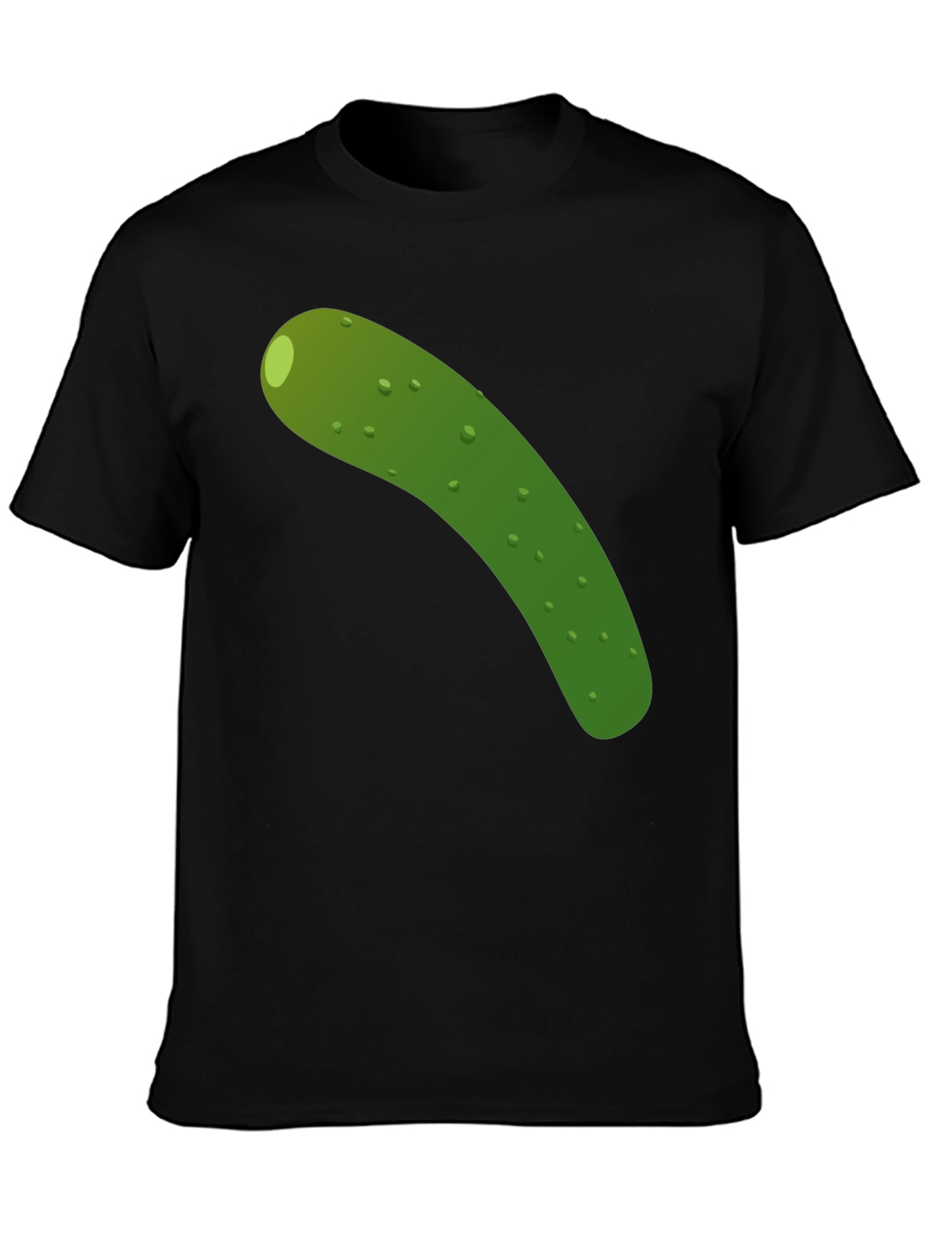 Pickle Graphic Tee - Black Cotton T-Shirt