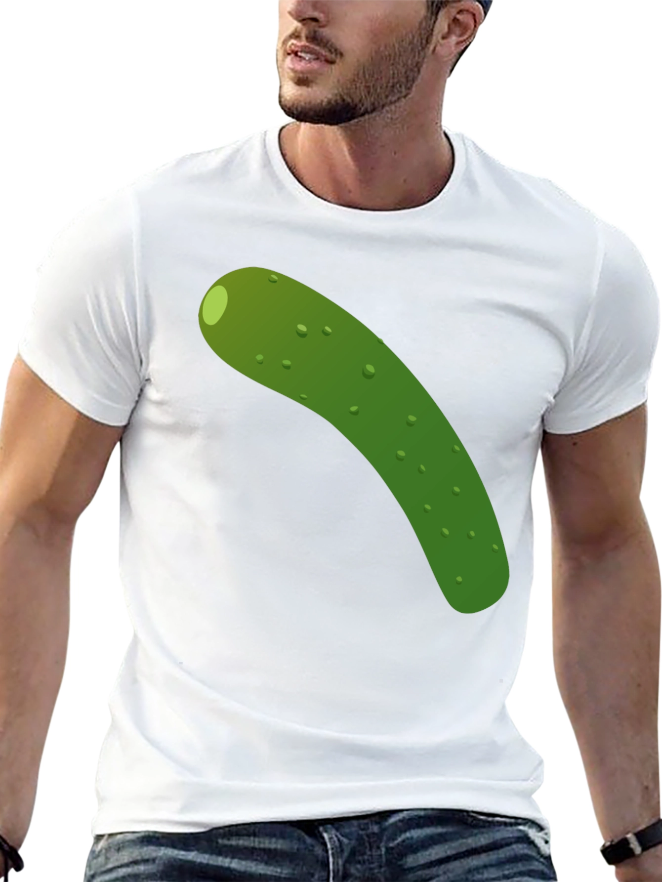 Pickle Graphic Tee - Black Cotton T-Shirt