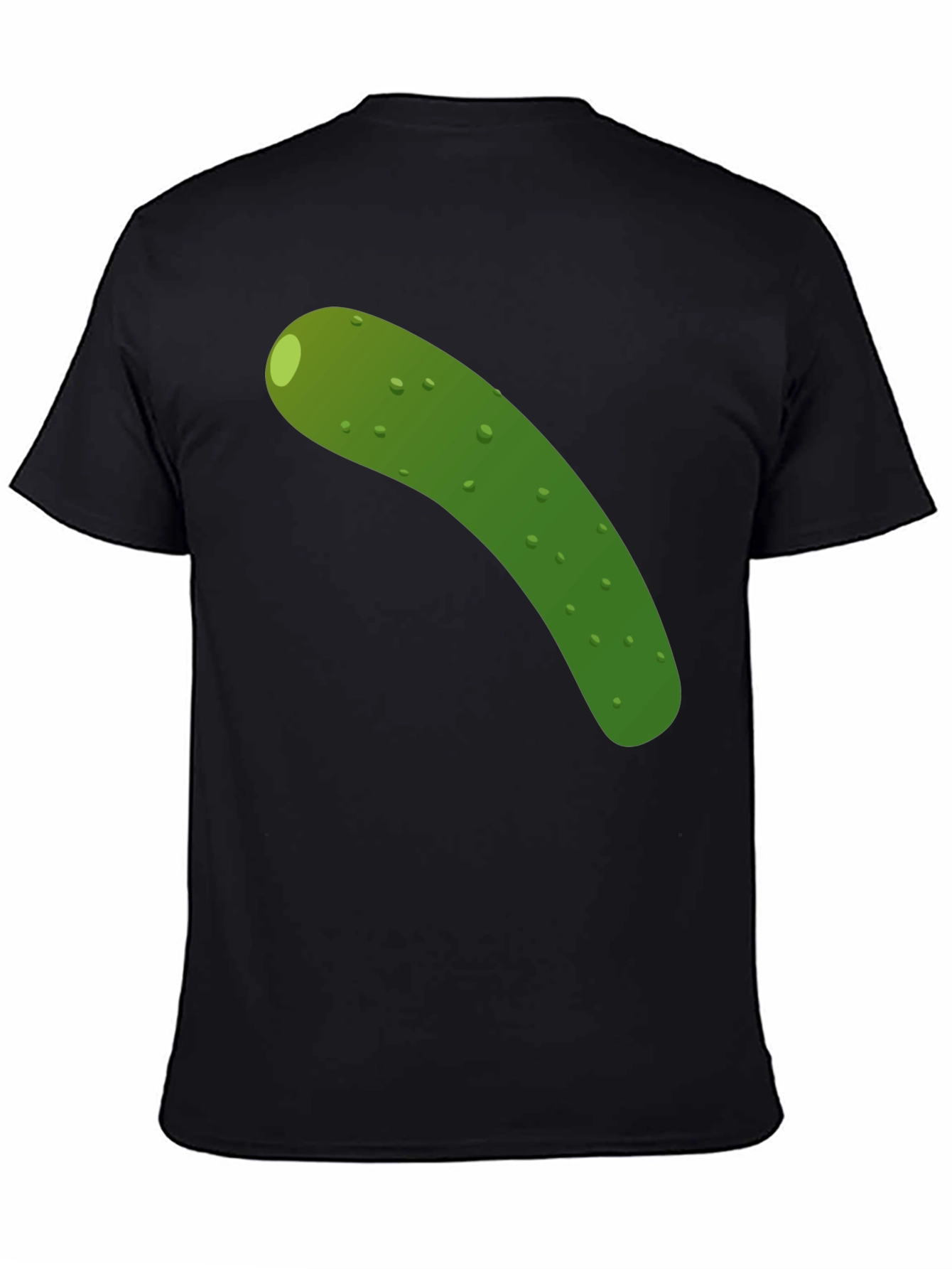 Pickle Graphic Tee - Black Cotton T-Shirt