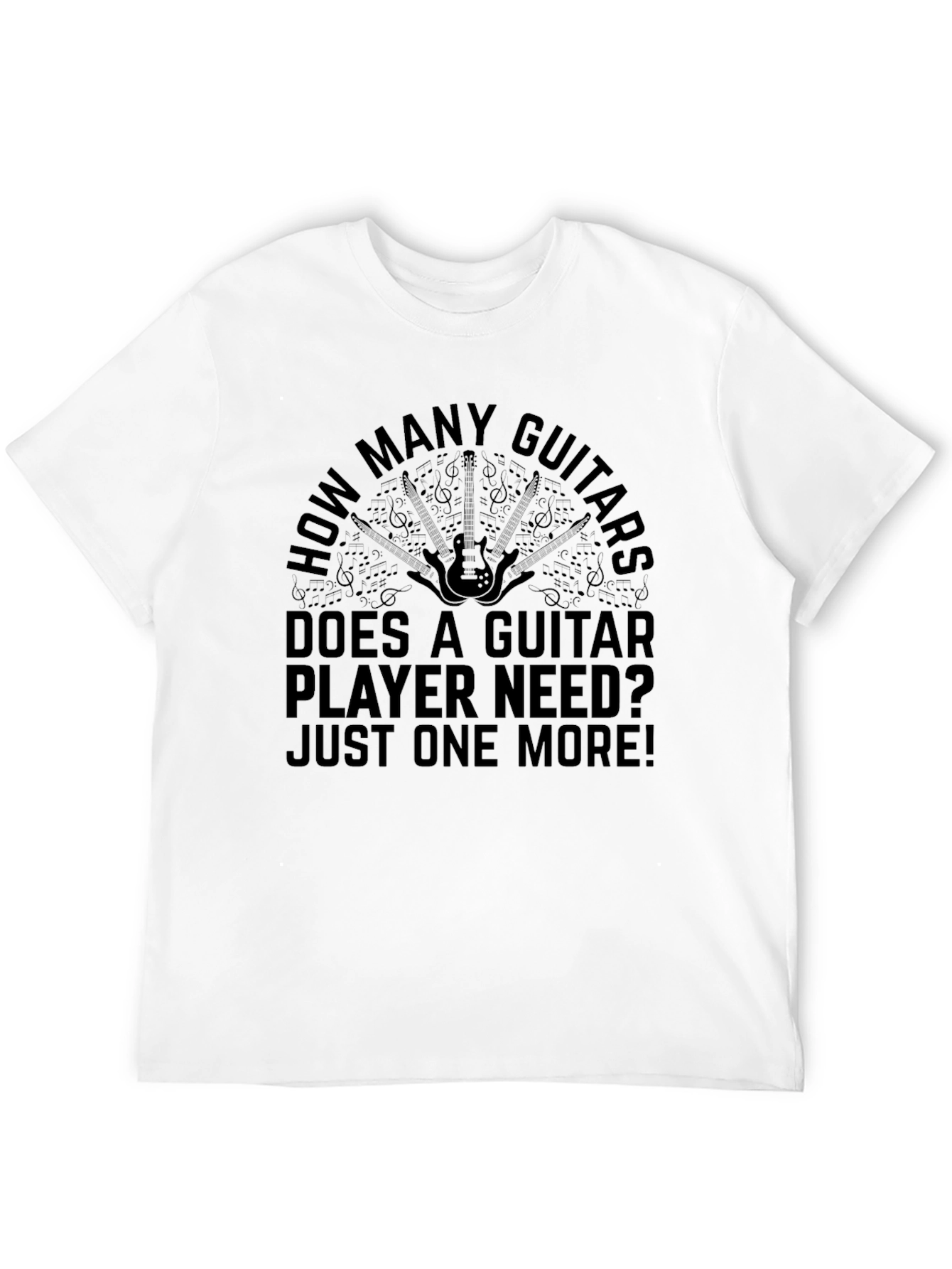 Guitar Player T-Shirt - How Many Guitars?