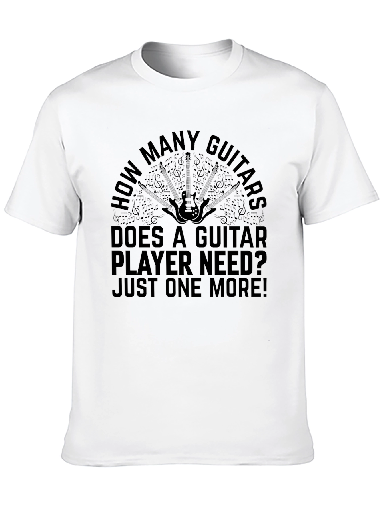 Guitar Player T-Shirt - How Many Guitars?