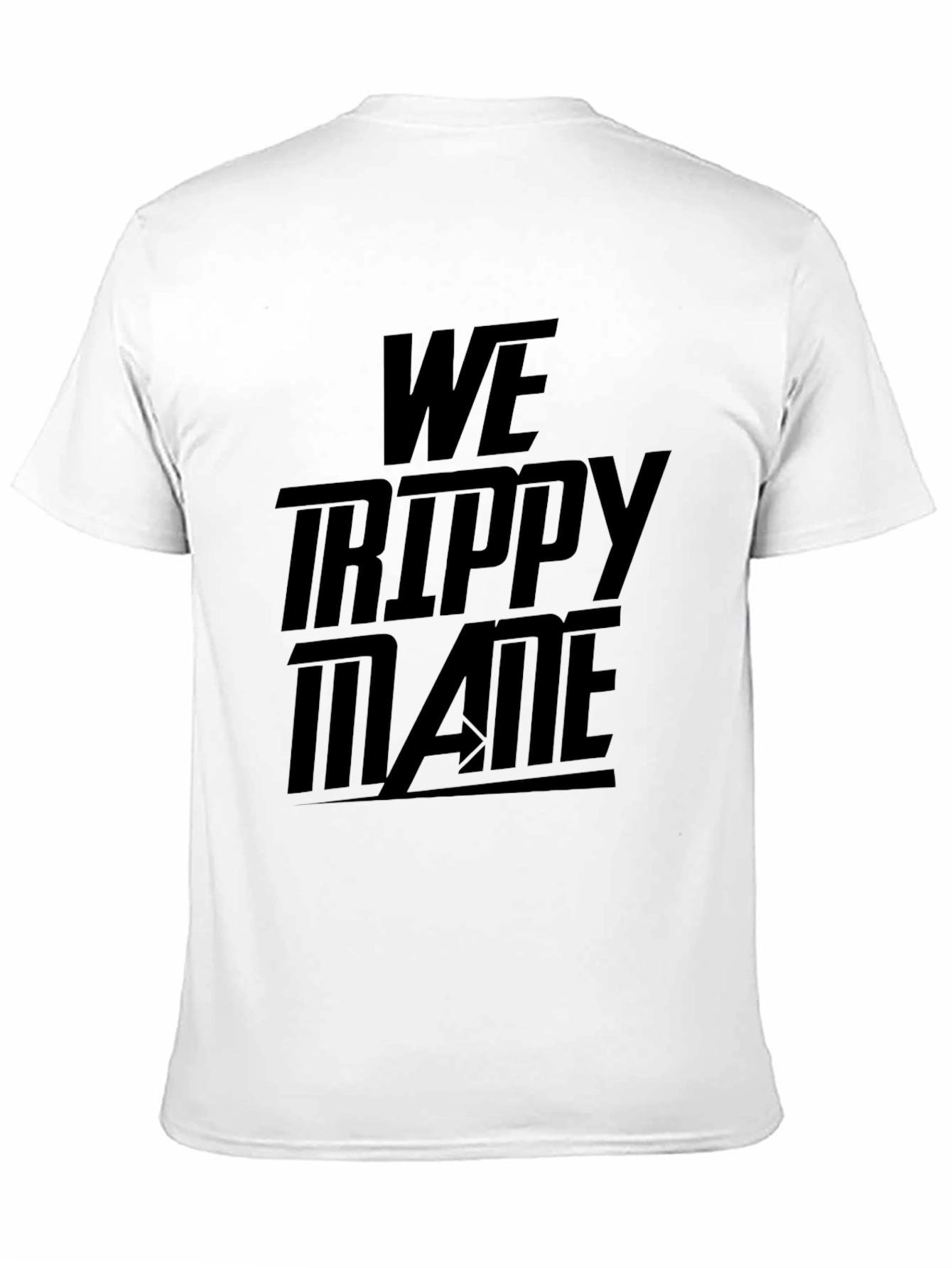 We Trippy Mane Black Graphic T-Shirt