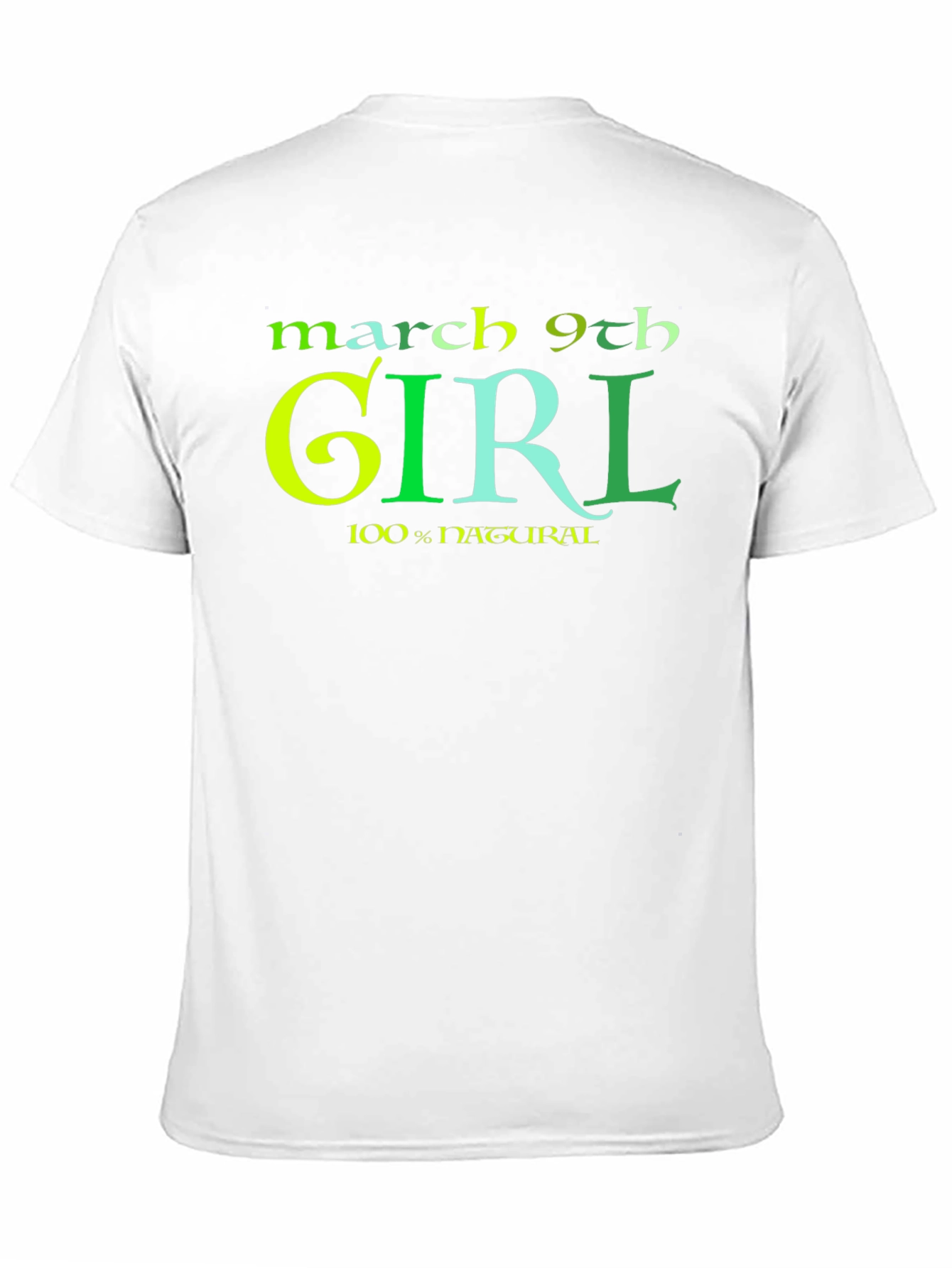 March 9th Girl T-Shirt - Black