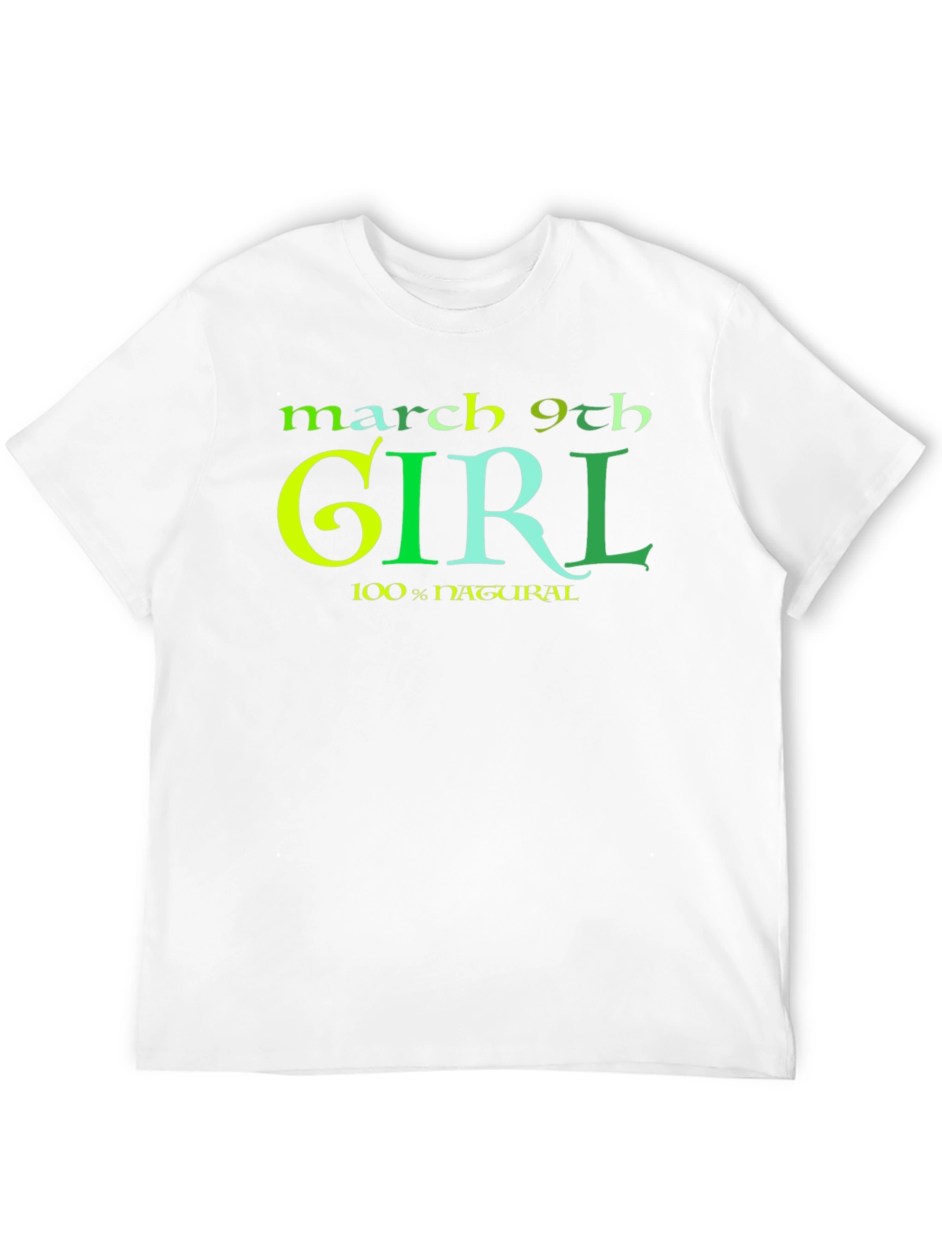 March 9th Girl T-Shirt - Black
