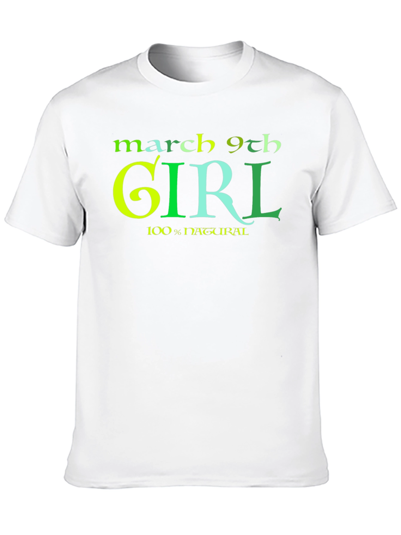 March 9th Girl T-Shirt - Black