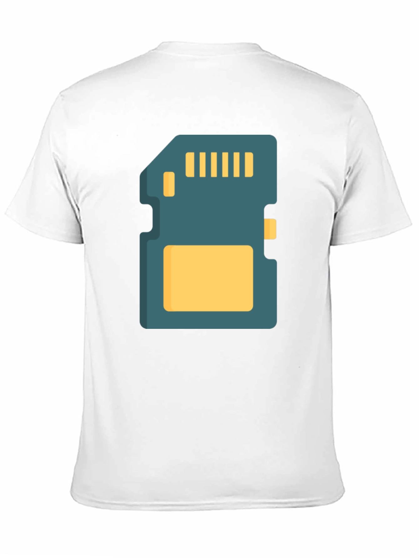 SD Card Graphic Tee - Black Cotton T-Shirt