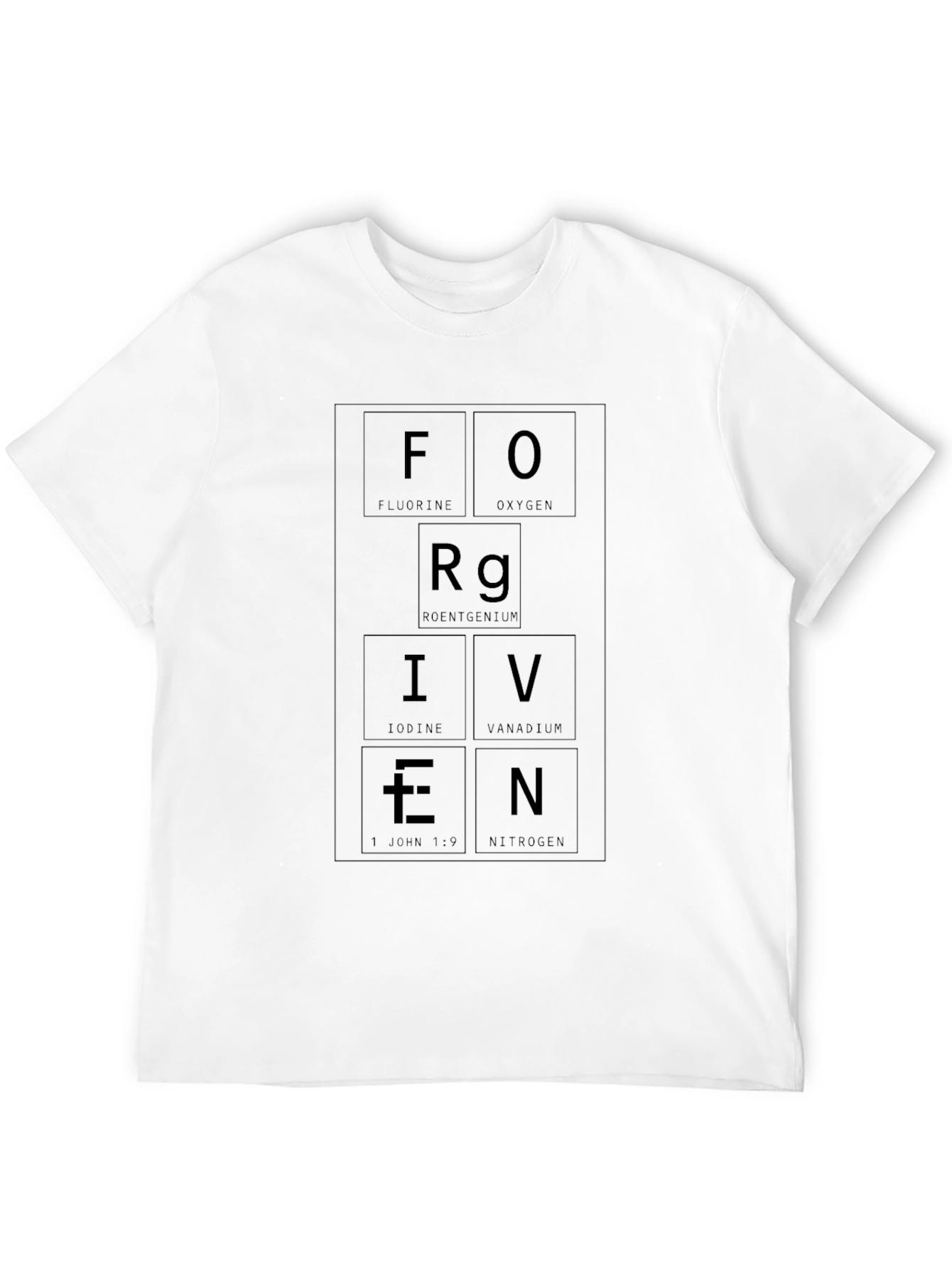 Forgiven Periodic Table T-Shirt