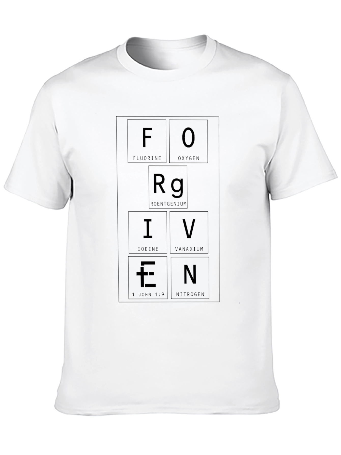 Forgiven Periodic Table T-Shirt