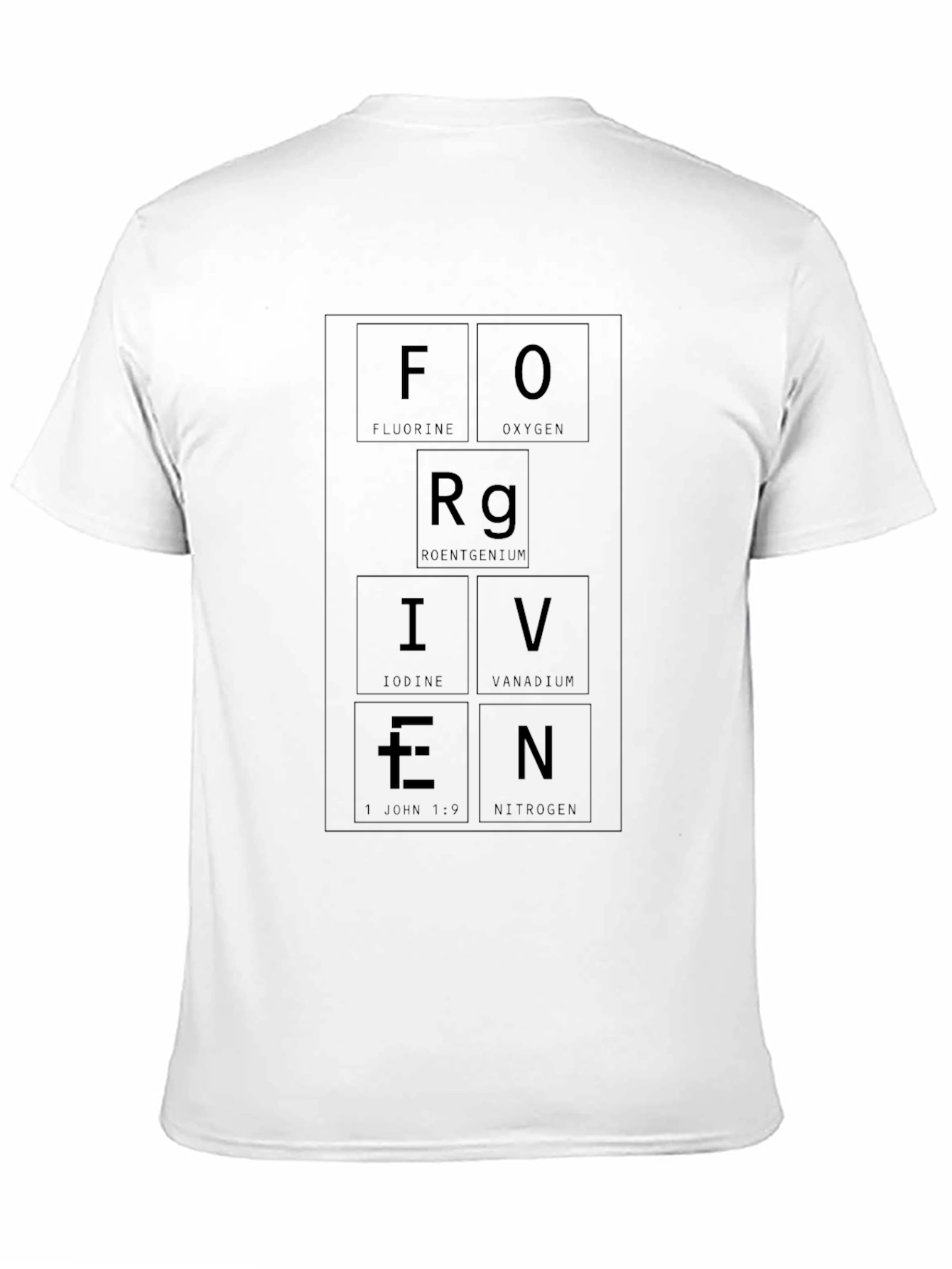 Forgiven Periodic Table T-Shirt