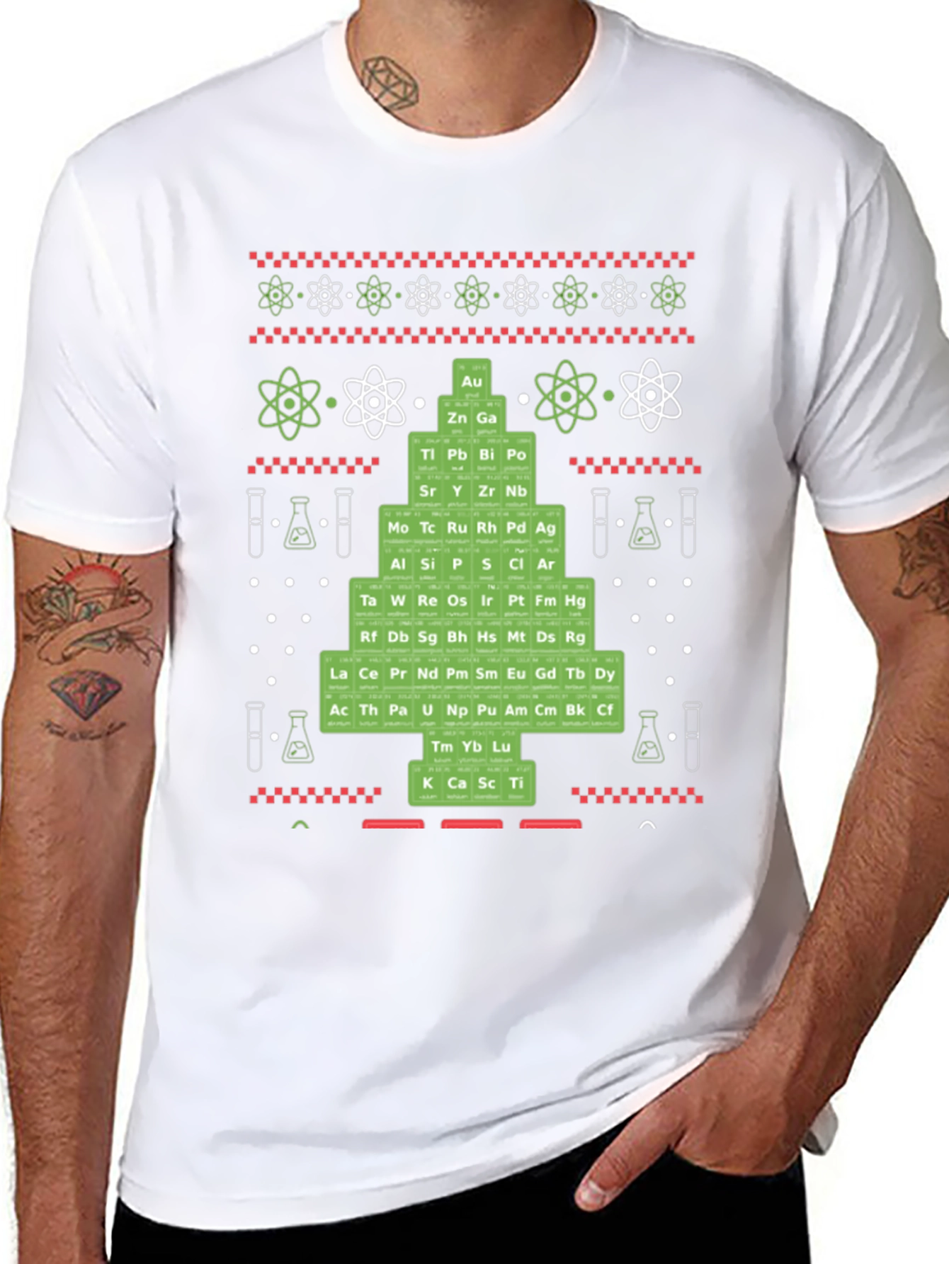 Periodic Table Christmas Tree T-Shirt