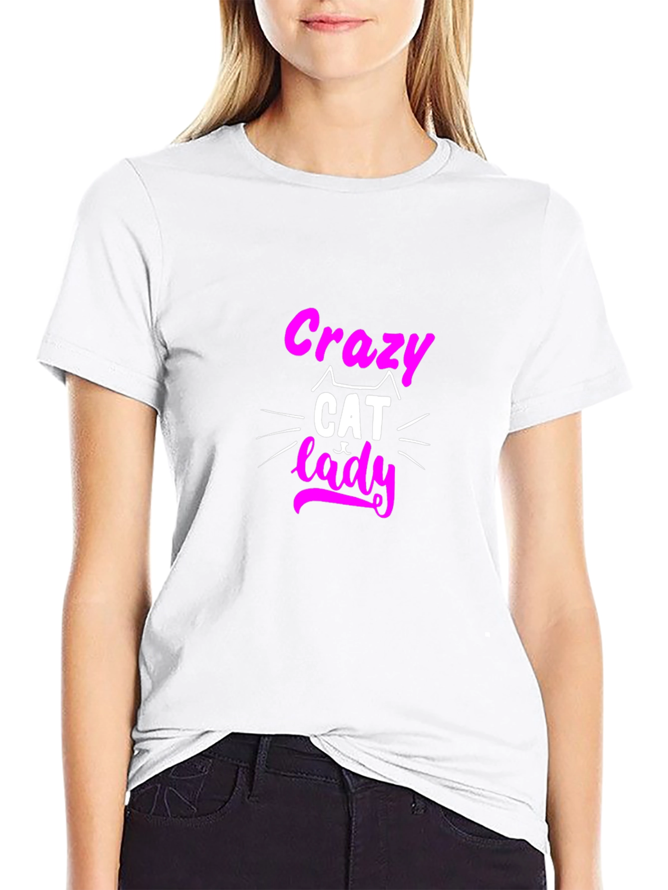 Crazy Cat Lady T-Shirt - Fun & Quirky Tee