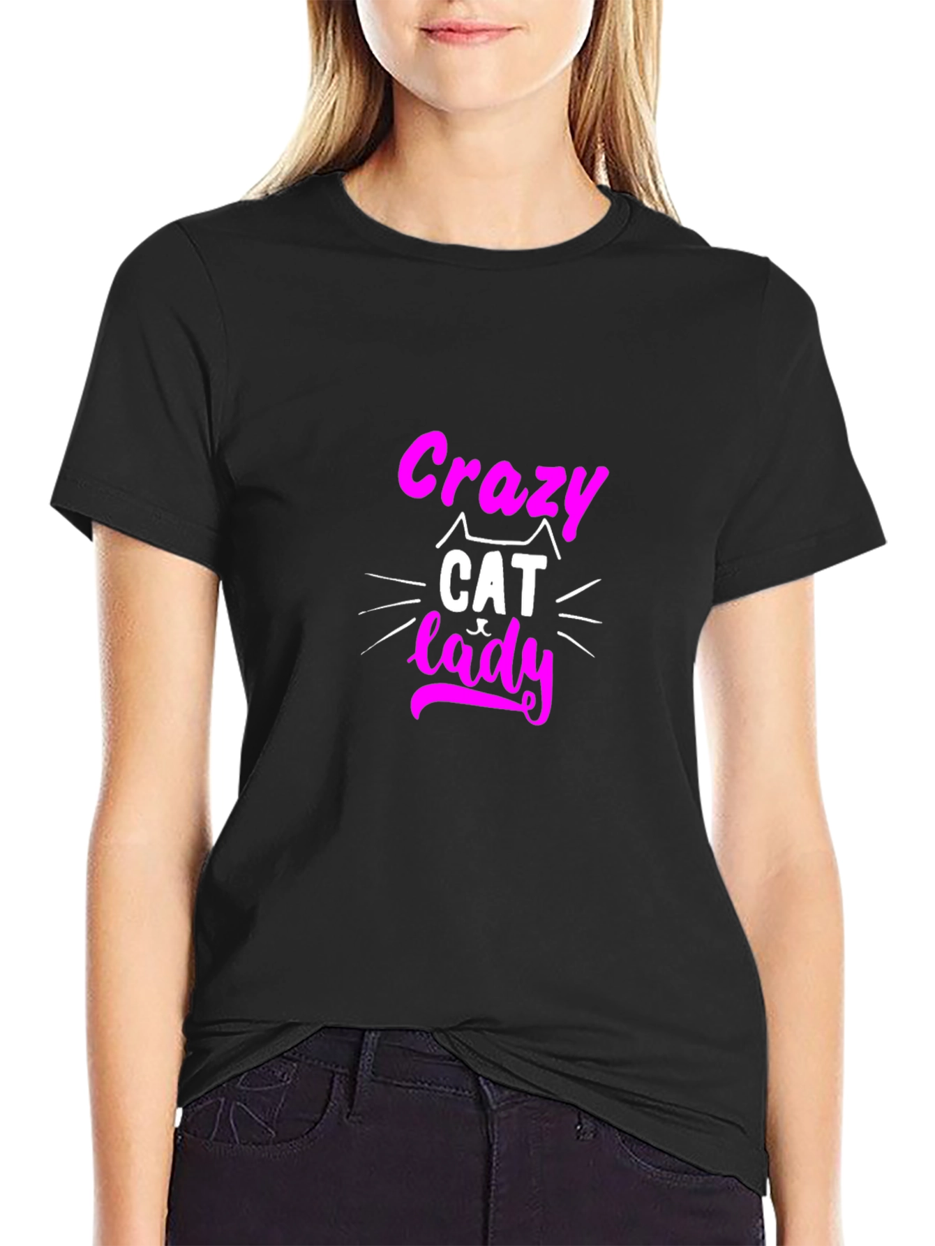 Crazy Cat Lady T-Shirt - Fun & Quirky Tee