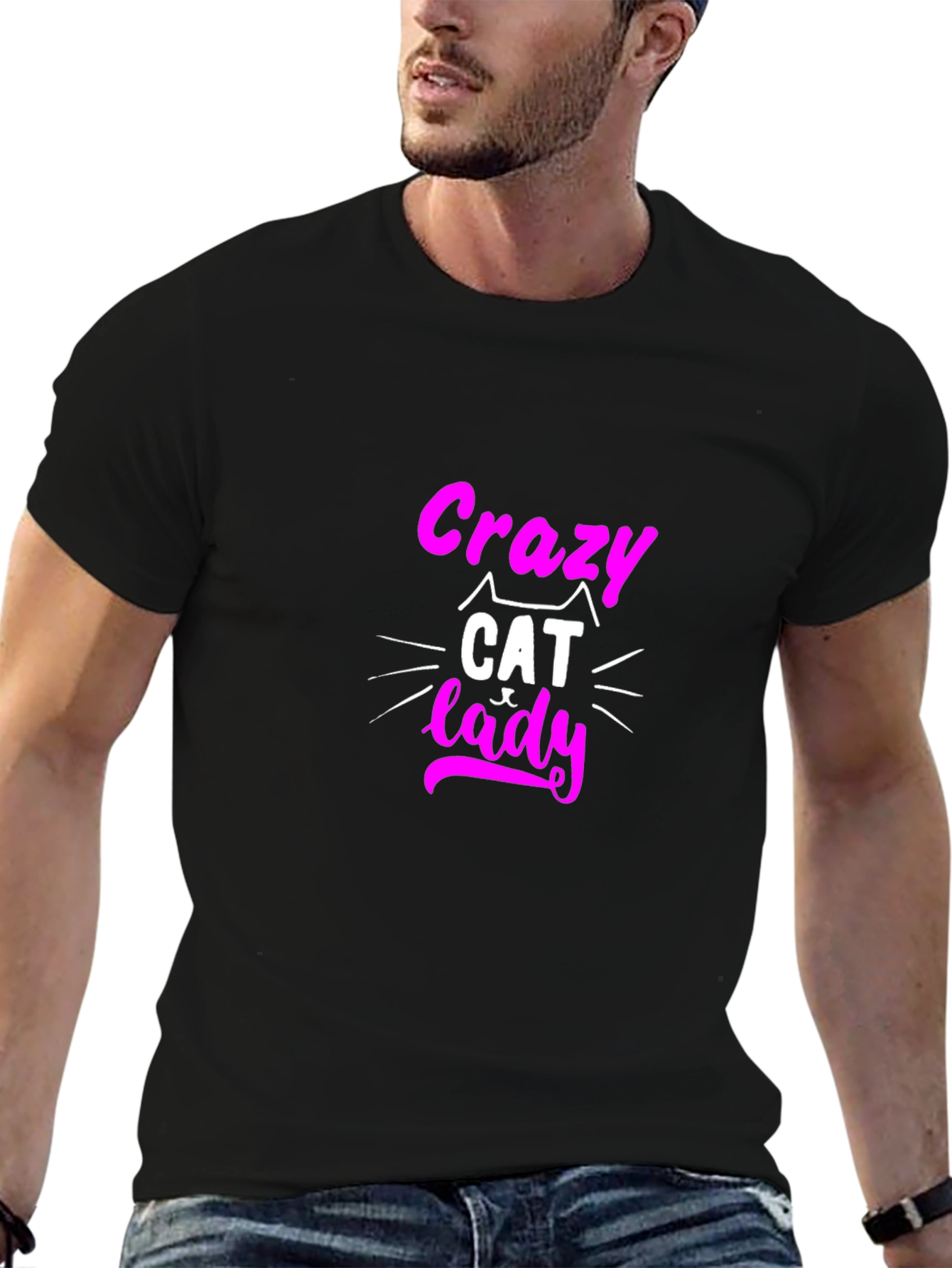 Crazy Cat Lady T-Shirt - Fun & Quirky Tee