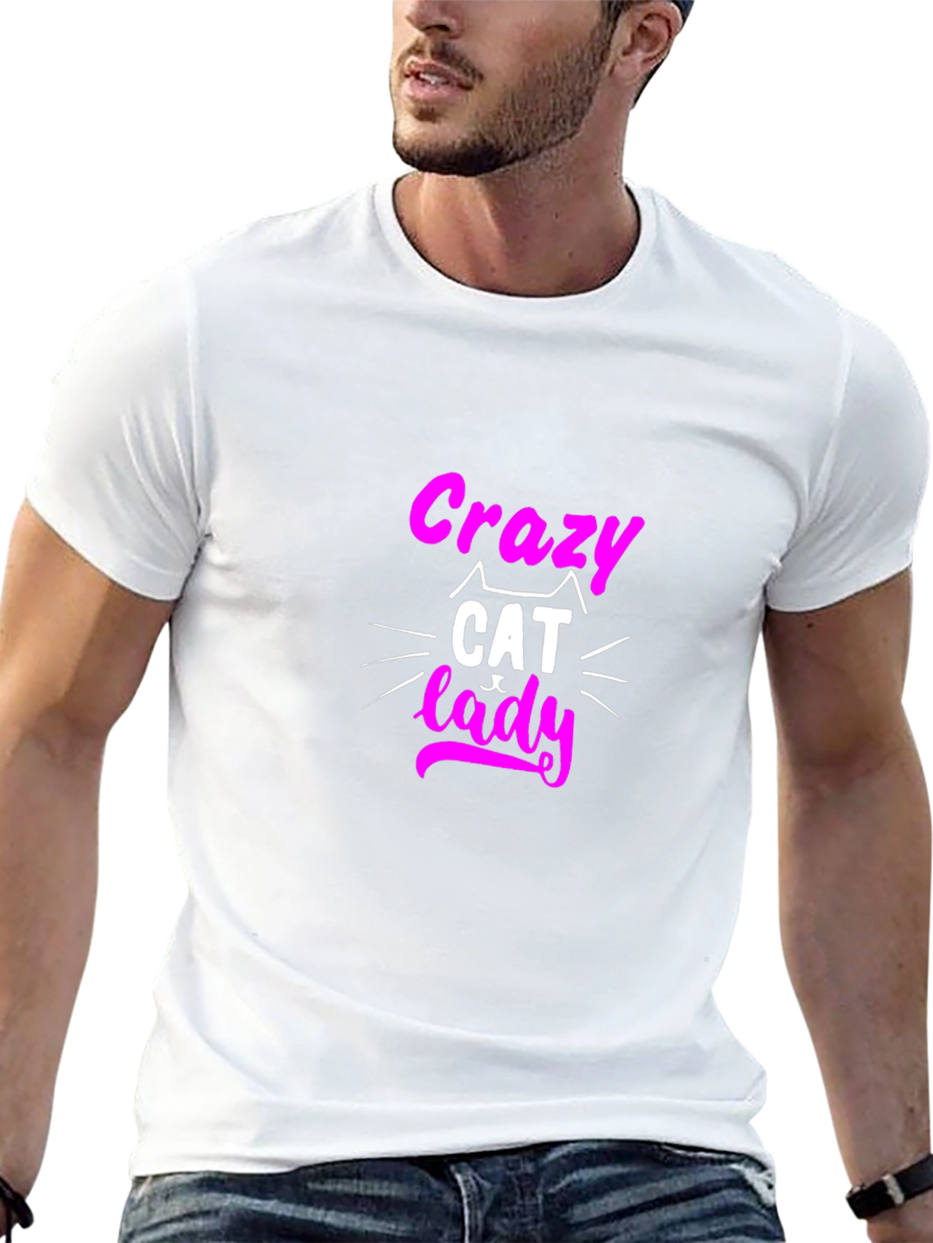 Crazy Cat Lady T-Shirt - Fun & Quirky Tee