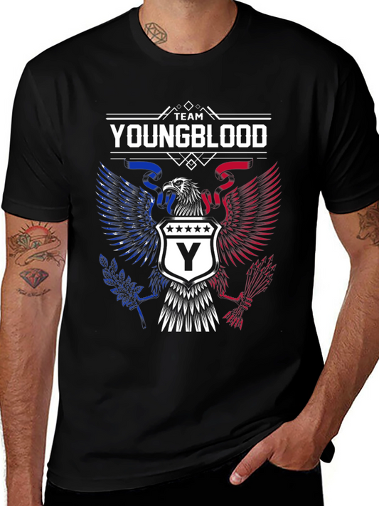 Team Youngblood Eagle Graphic Black T-Shirt