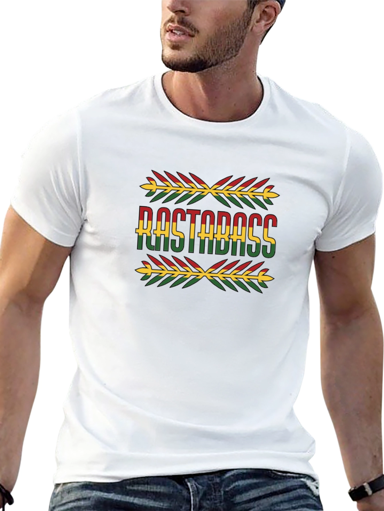 Rasta Bass T-Shirt - Reggae Music Graphic Tee