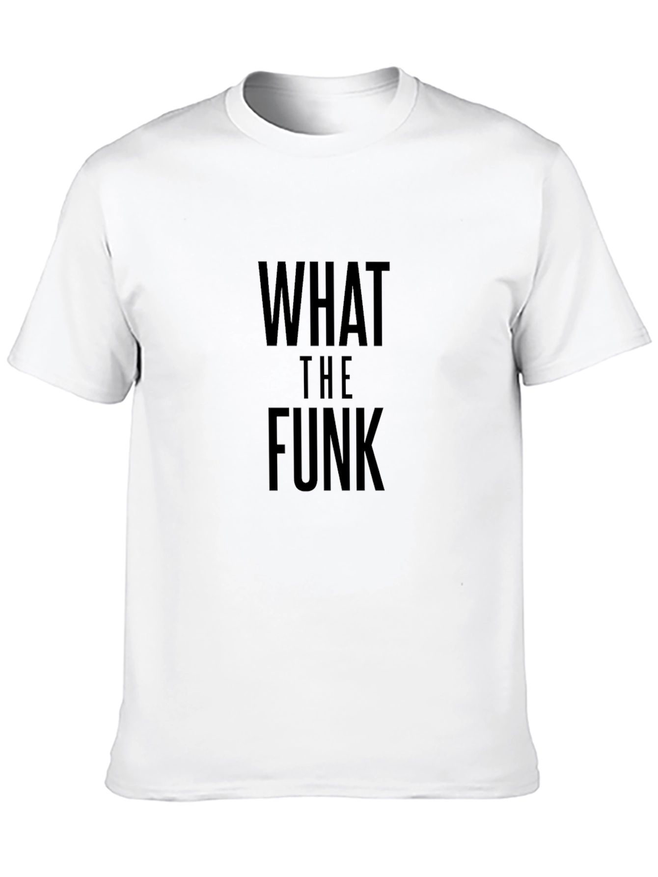 What The Funk Black Crew Neck T-Shirt