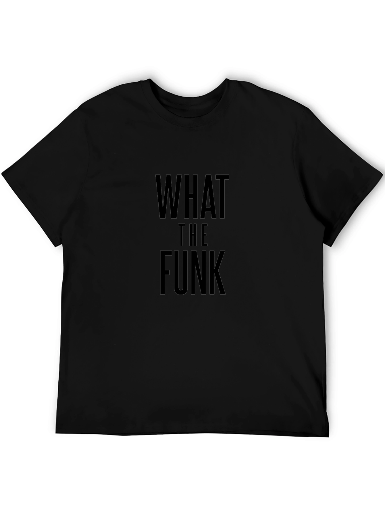 What The Funk Black Crew Neck T-Shirt