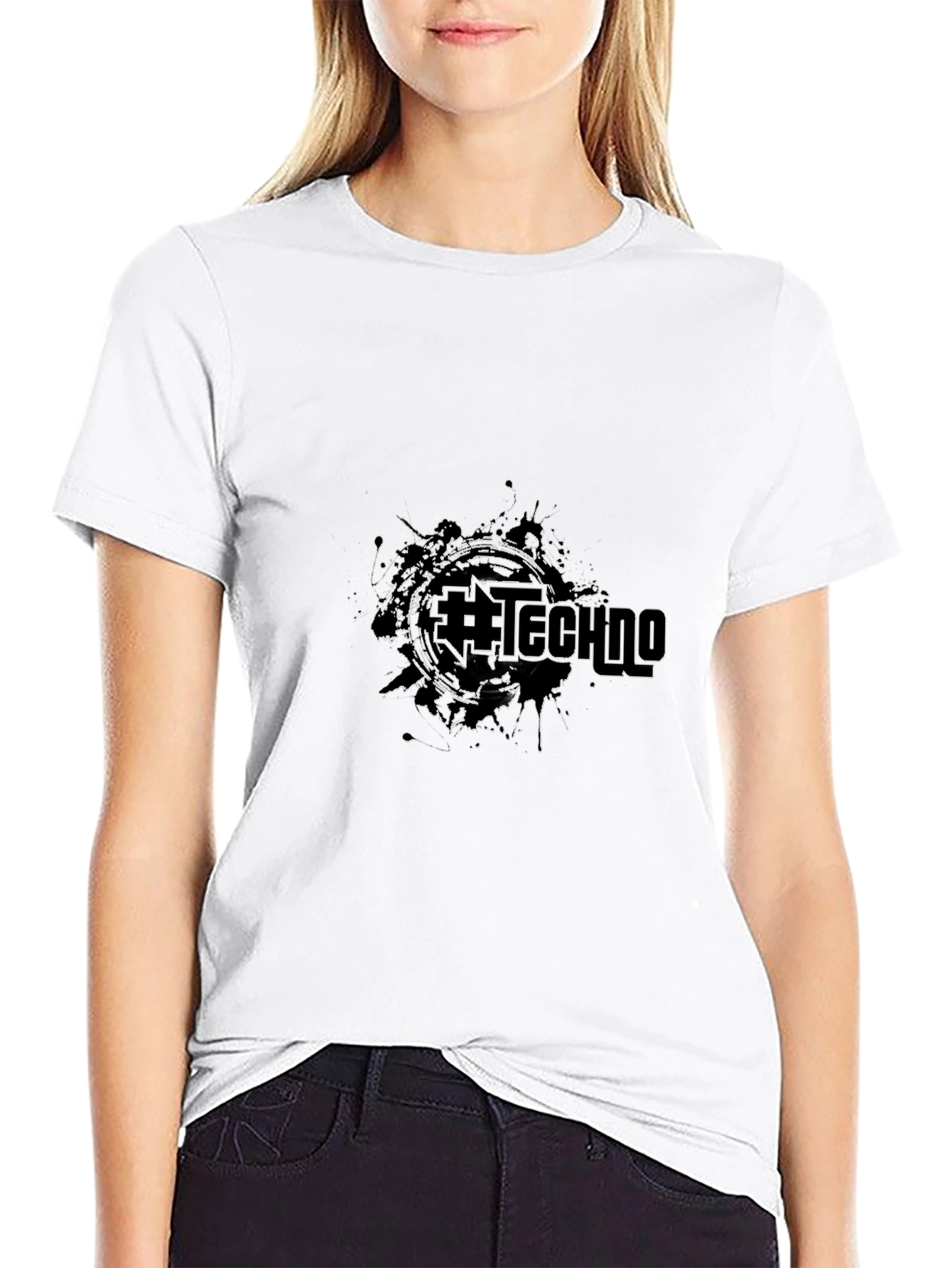Abstract Techno Music T-Shirt