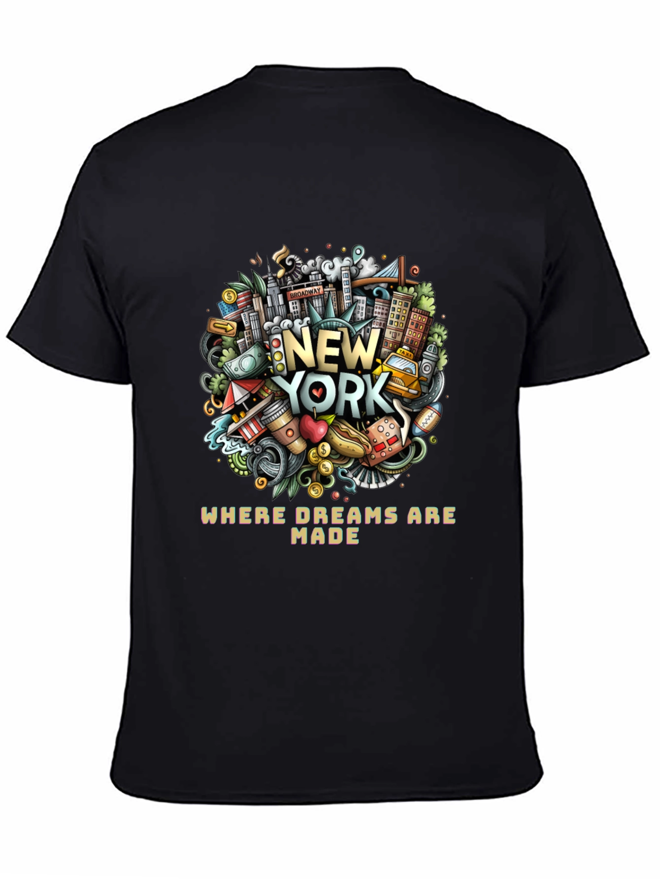New York Dreams T-Shirt | Cityscape Graphic Tee