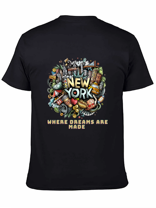New York Dreams T-Shirt | Cityscape Graphic Tee