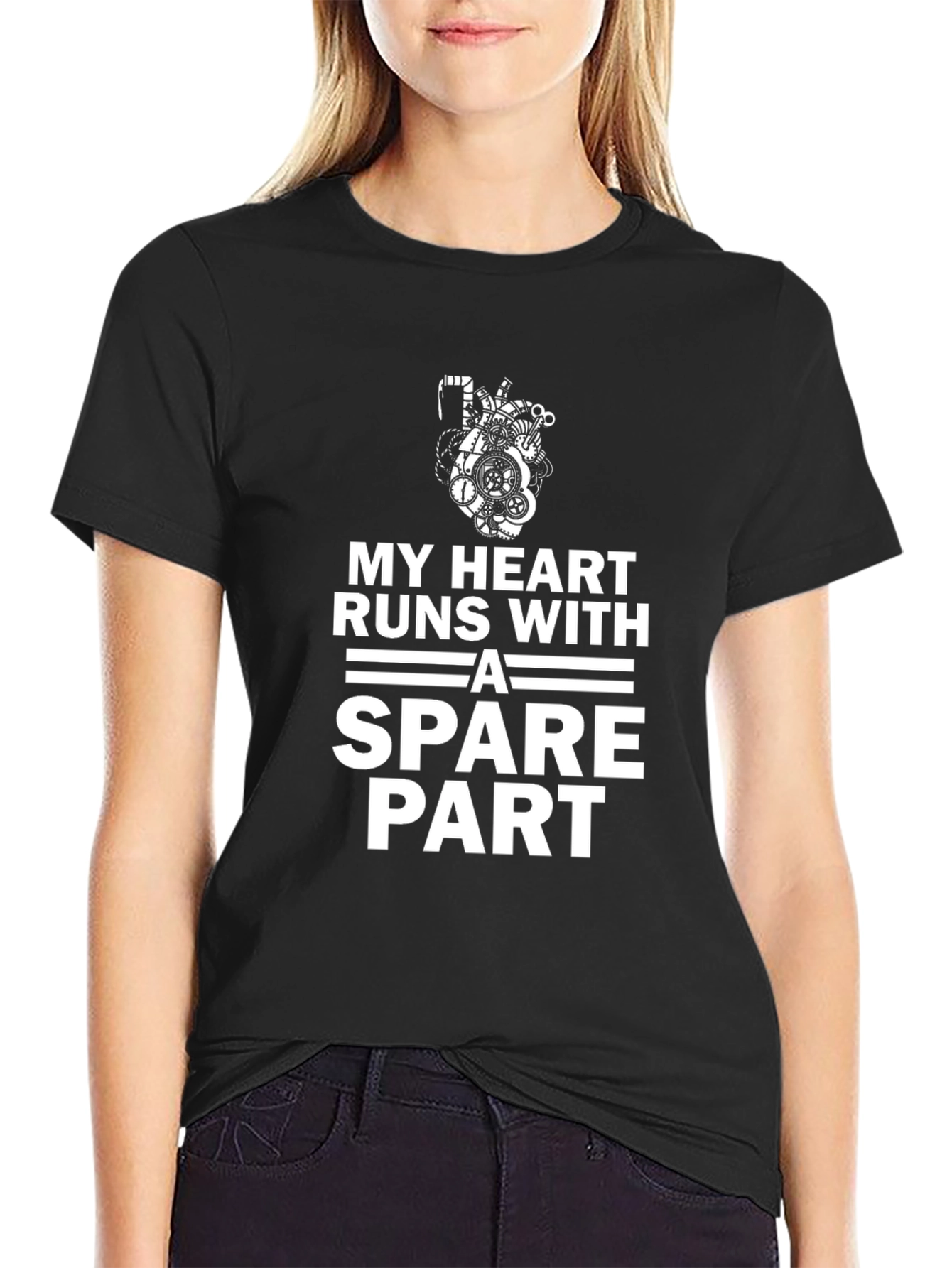 My Heart Runs with a Spare Part T-Shirt