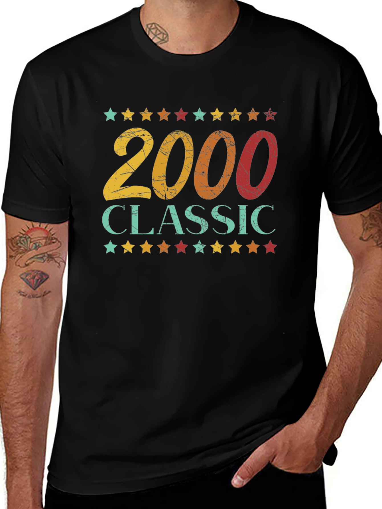 2000 Classic Graphic Tee - Retro Birthday Shirt