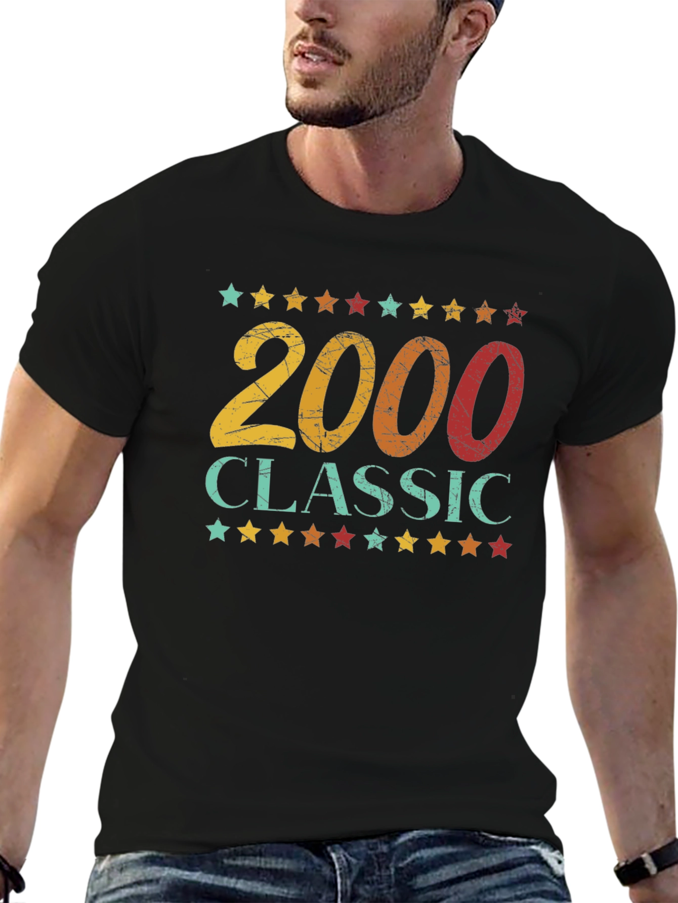 2000 Classic Graphic Tee - Retro Birthday Shirt