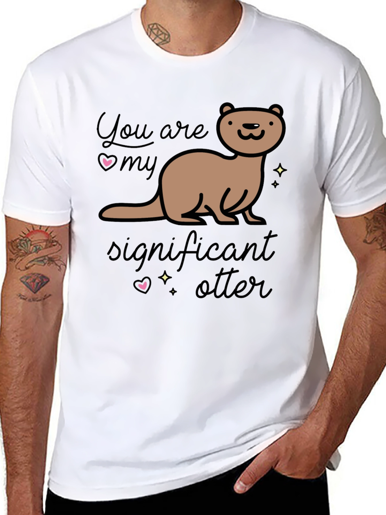 Significant Otter T-Shirt - Cute Animal Graphic Tee