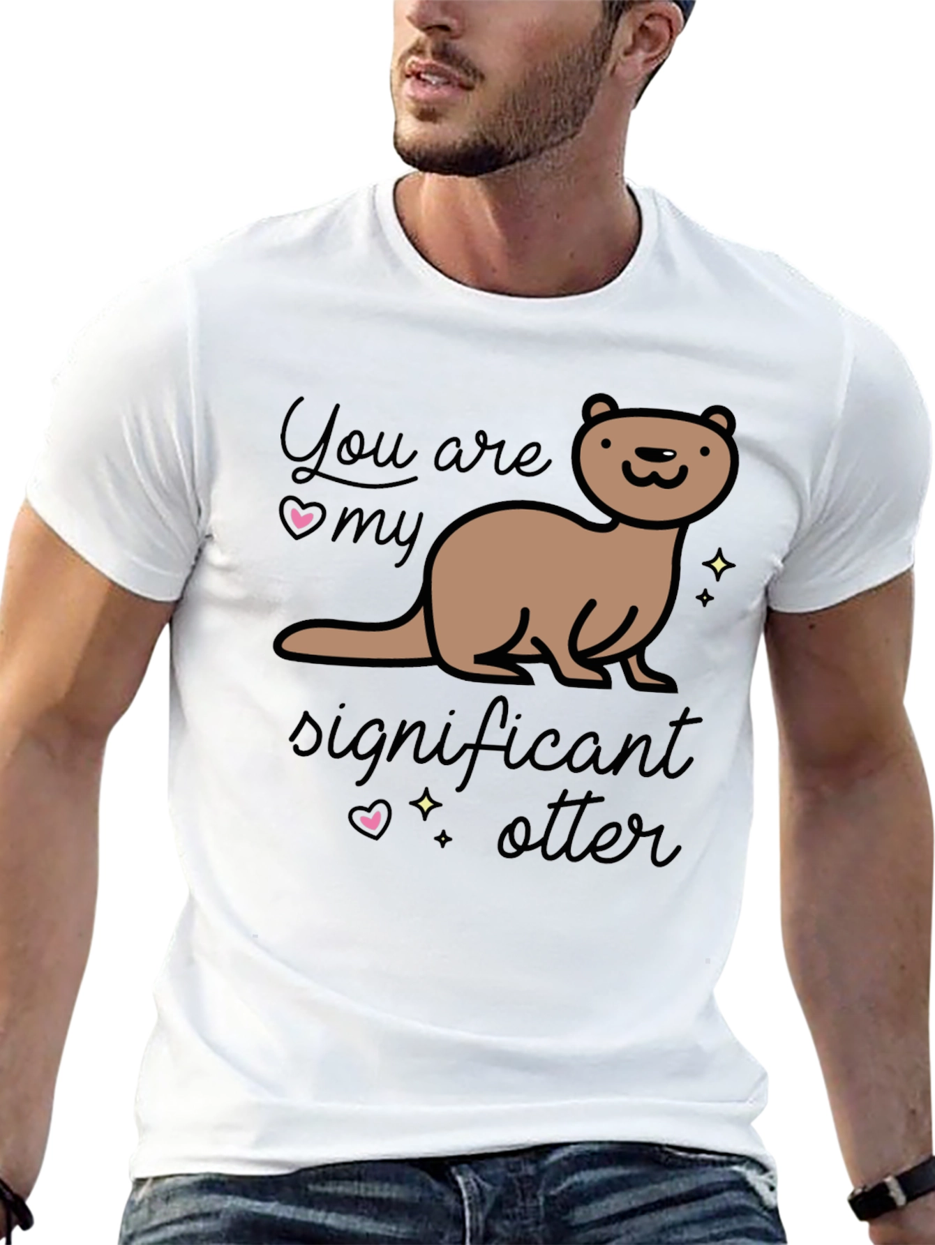 Significant Otter T-Shirt - Cute Animal Graphic Tee