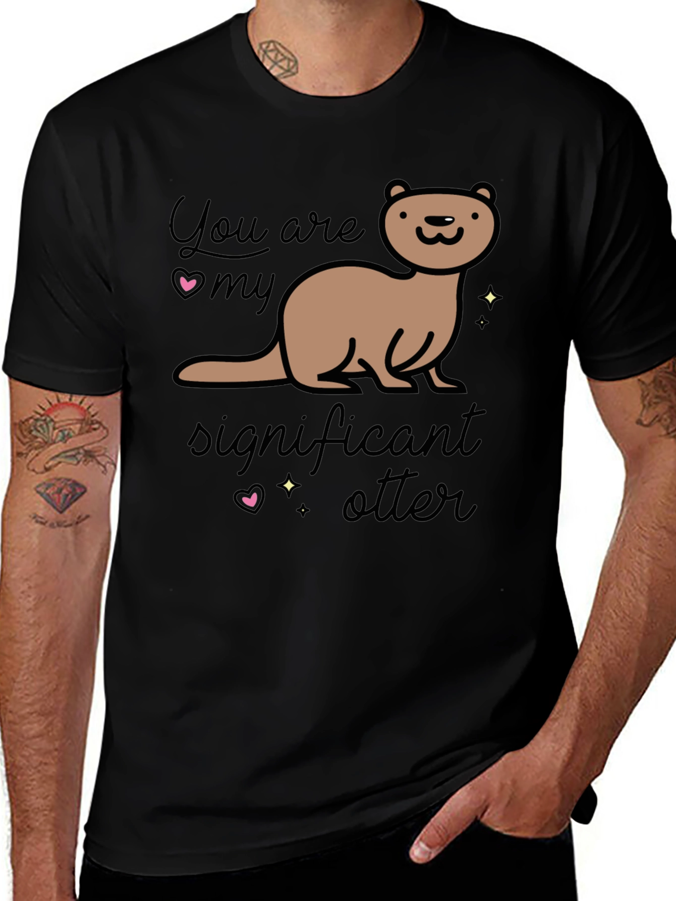 Significant Otter T-Shirt - Cute Animal Graphic Tee
