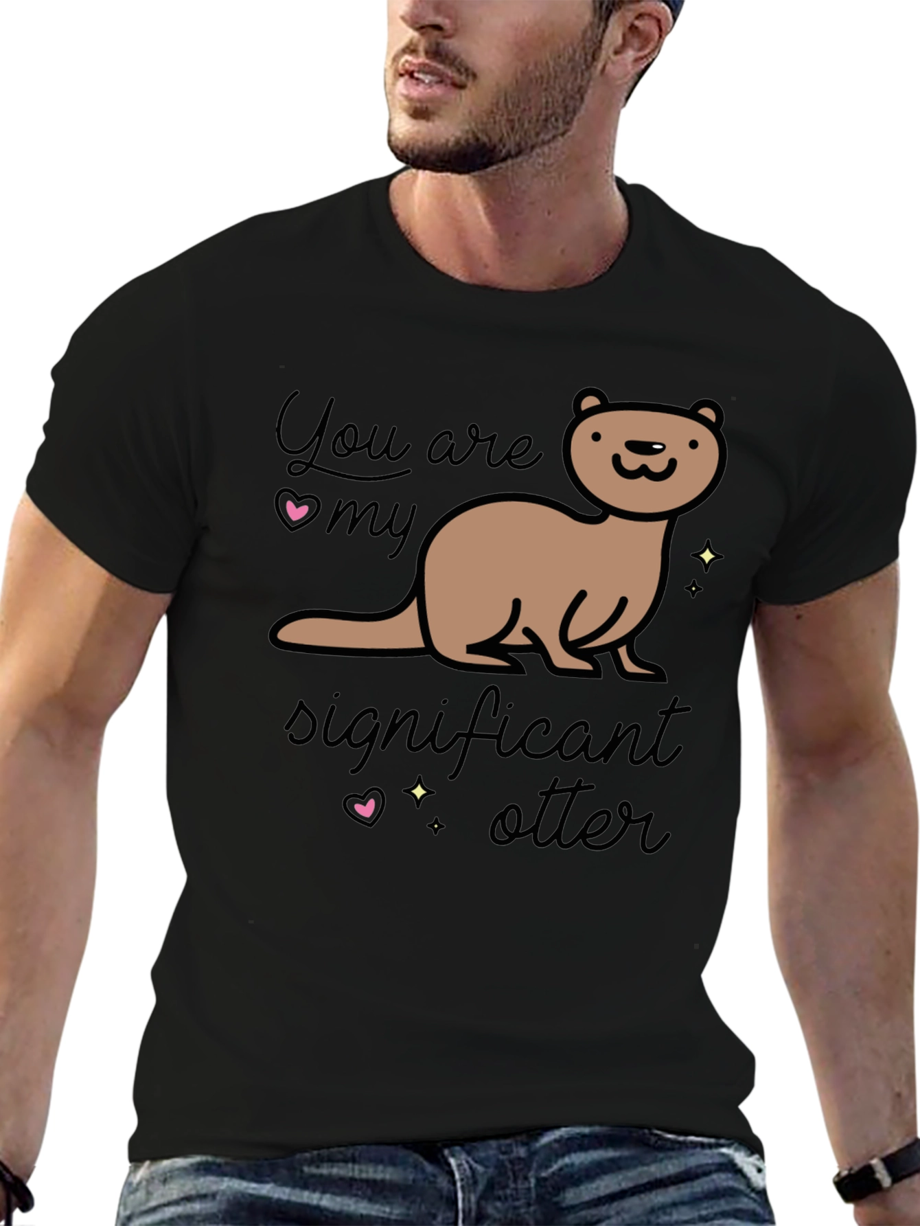 Significant Otter T-Shirt - Cute Animal Graphic Tee