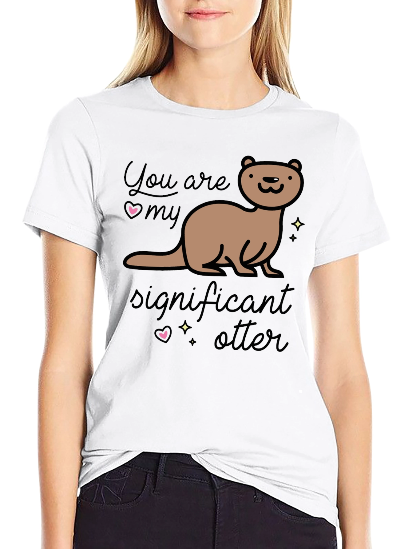 Significant Otter T-Shirt - Cute Animal Graphic Tee
