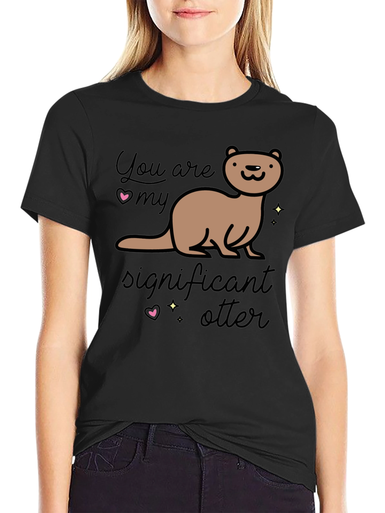Significant Otter T-Shirt - Cute Animal Graphic Tee