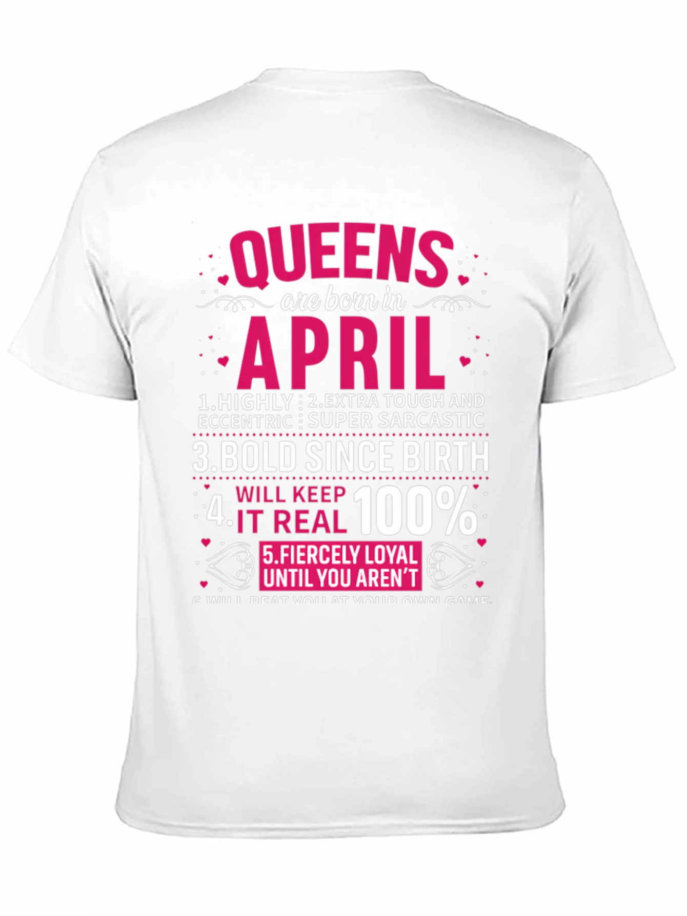 Queens Born in April T-Shirt