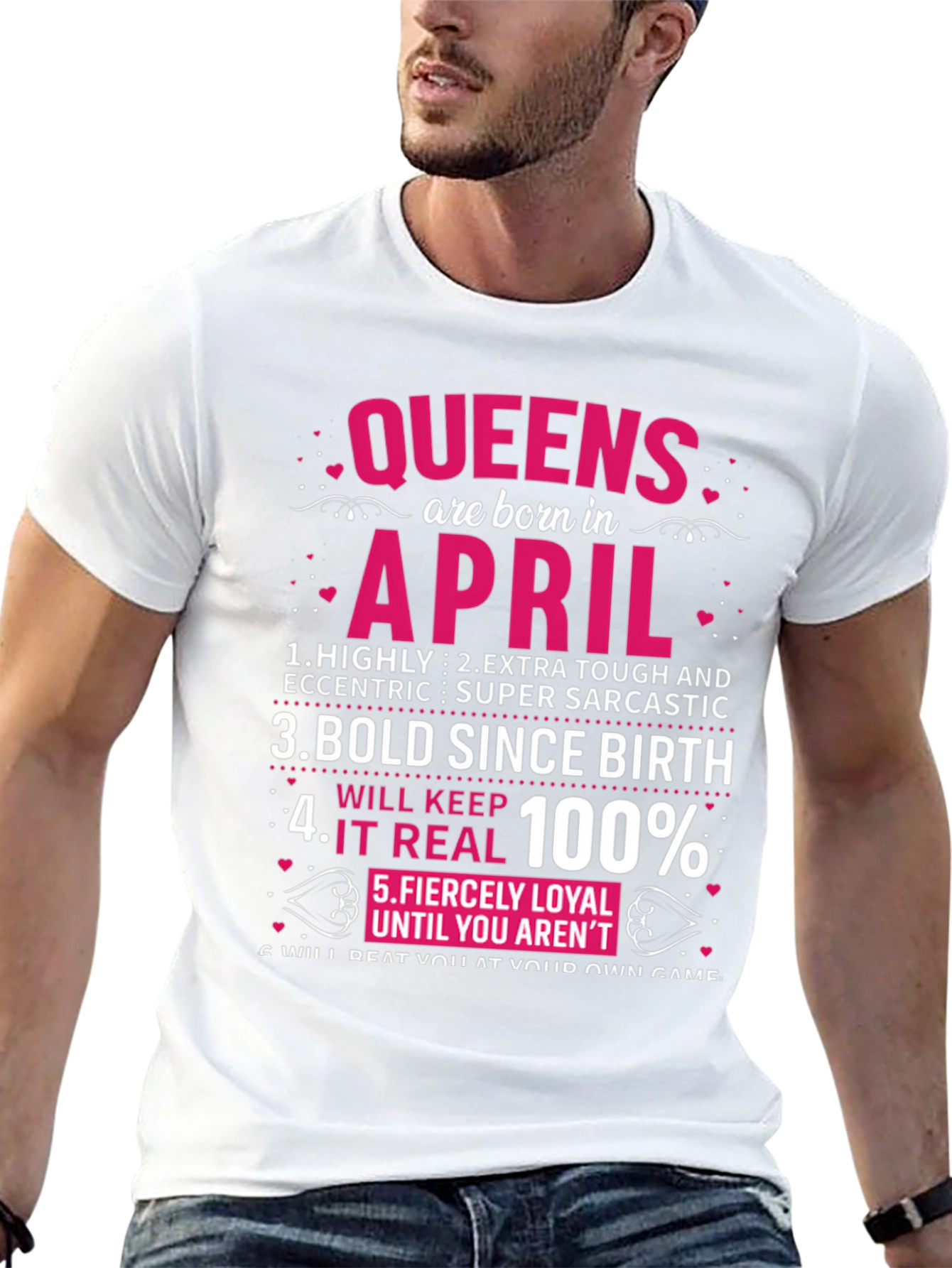 Queens Born in April T-Shirt