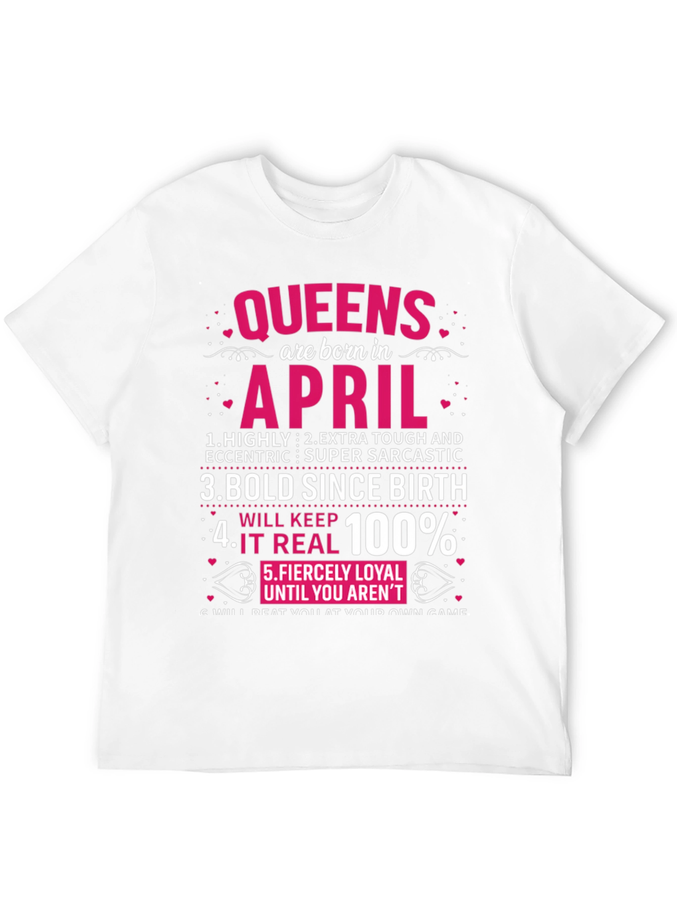 Queens Born in April T-Shirt