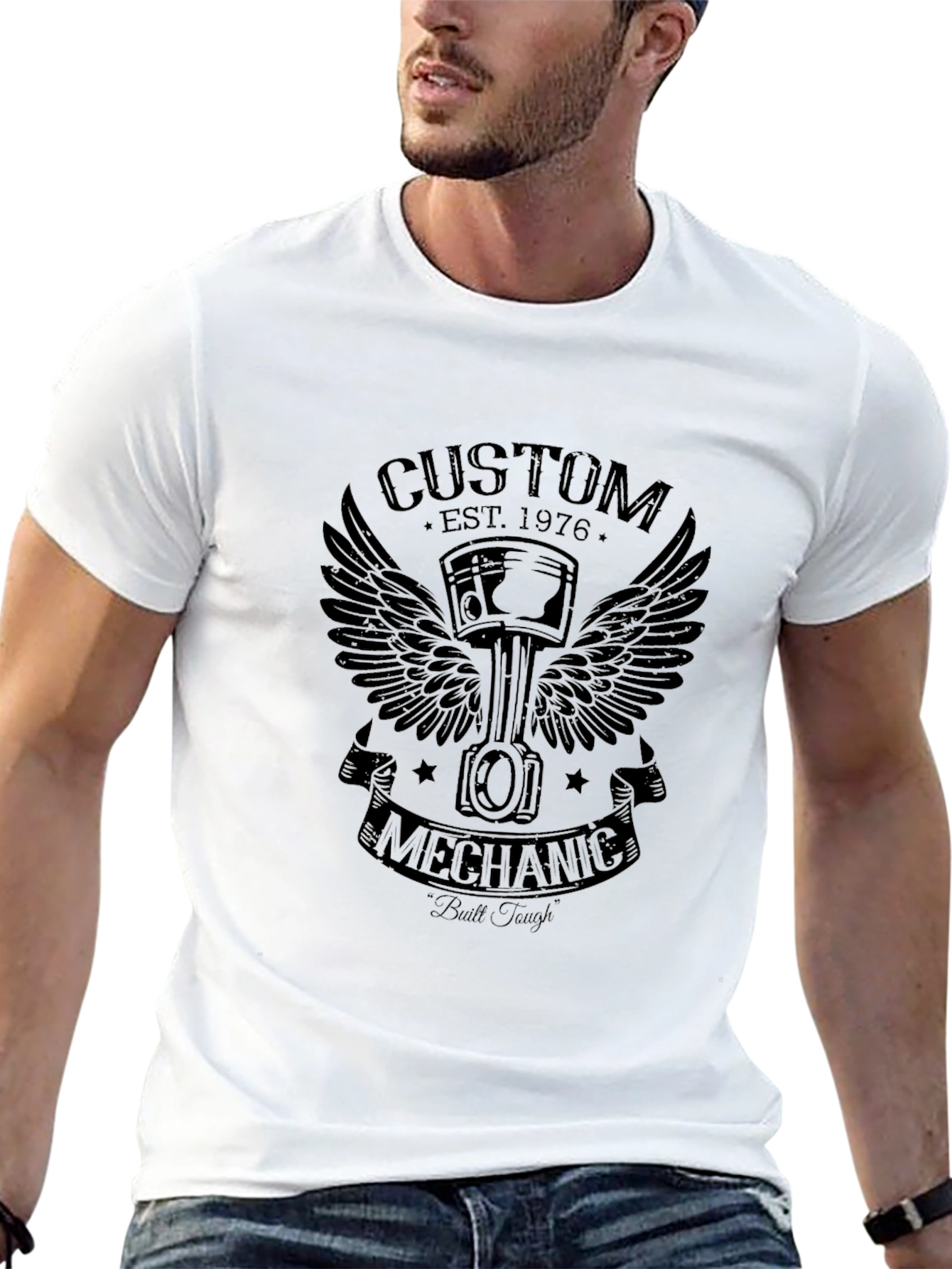 Custom Mechanic Est. 1976 T-Shirt