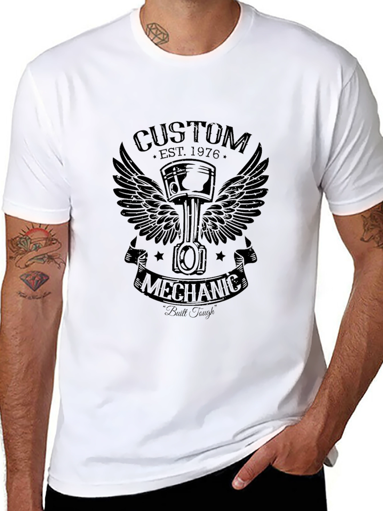 Custom Mechanic Est. 1976 T-Shirt