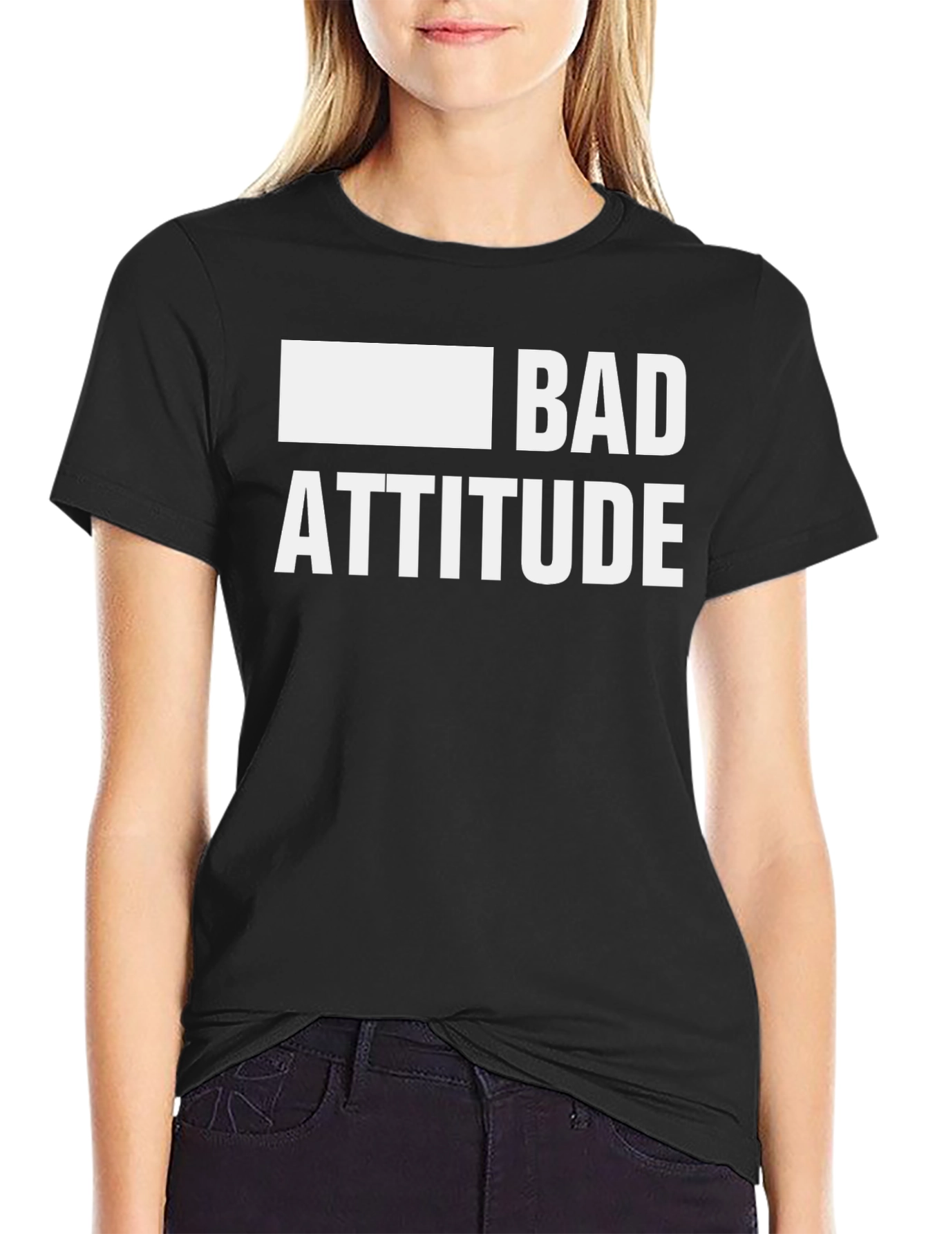 Bad Attitude Graphic Tee - Bold Statement T-Shirt