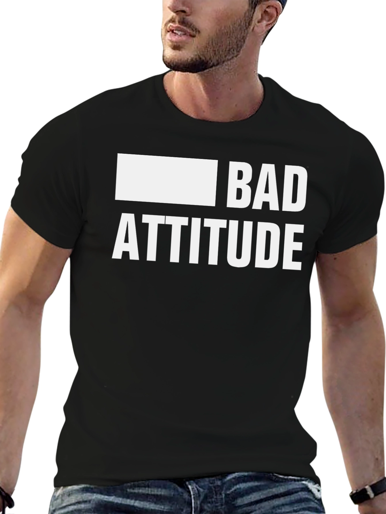 Bad Attitude Graphic Tee - Bold Statement T-Shirt