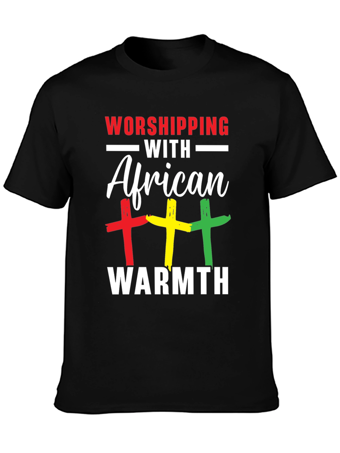 Worshipping with African Warmth Graphic Tee